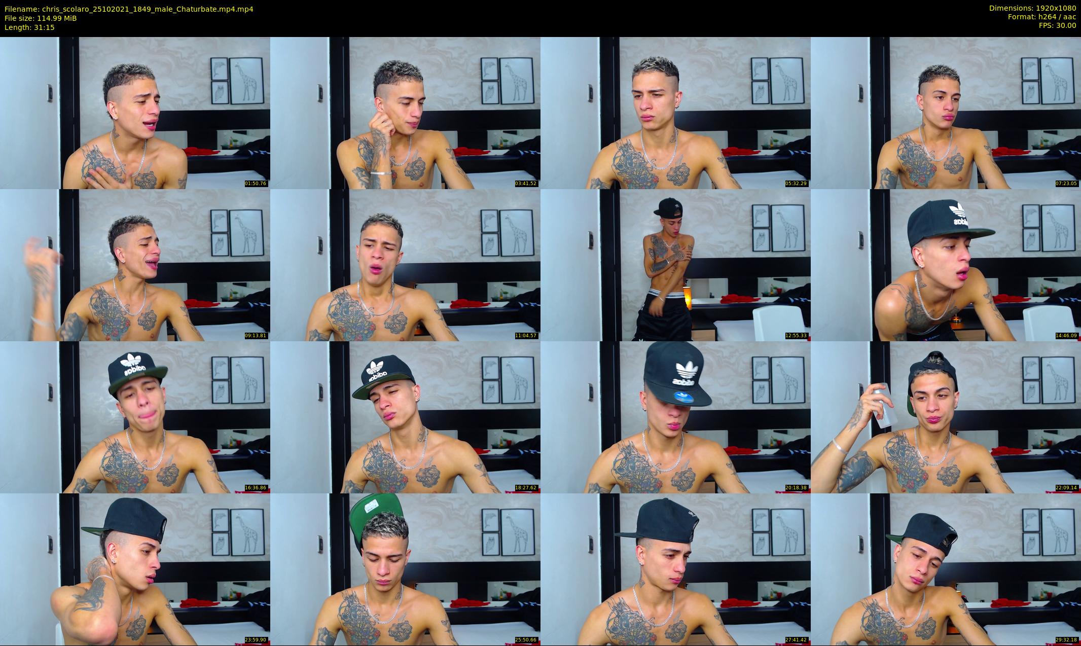 chris_scolaro — 32 minute Chaturbate male cam show recording, 1080p, Oct 25, 2021