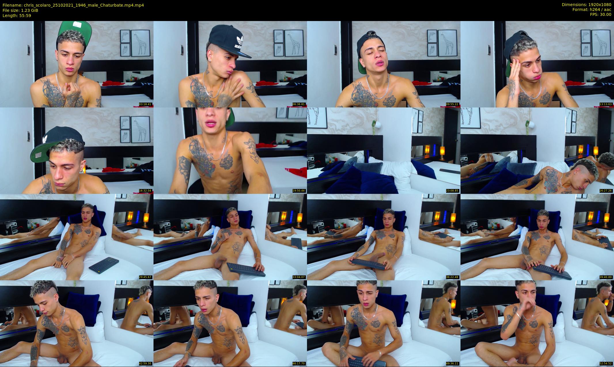 chris_scolaro — 56 minute Chaturbate male cam show recording, 1080p, Oct 25, 2021