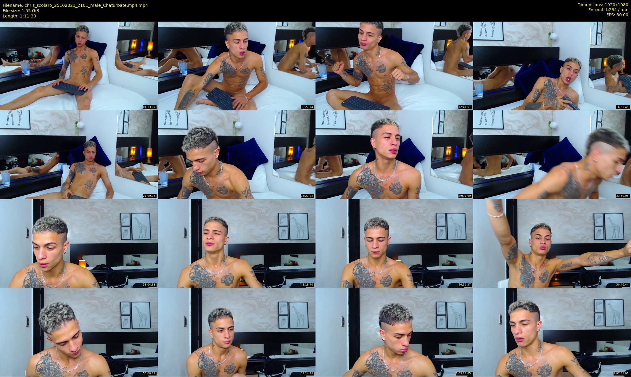 chris_scolaro — 72 minute Chaturbate male cam show recording, 1080p, Oct 25, 2021