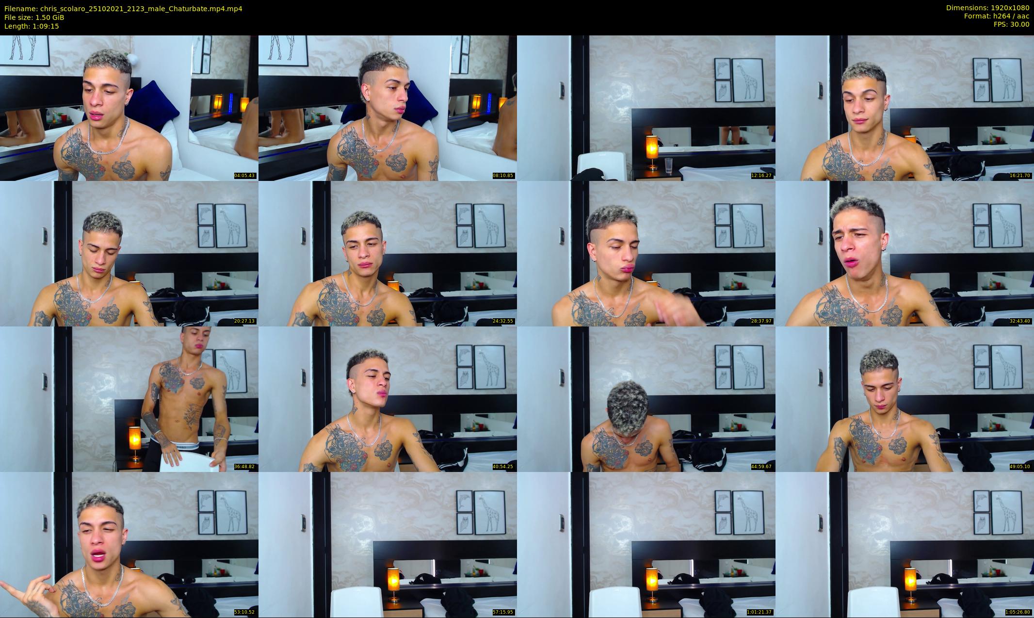 chris_scolaro — 70 minute Chaturbate male cam show recording, 1080p, Oct 25, 2021
