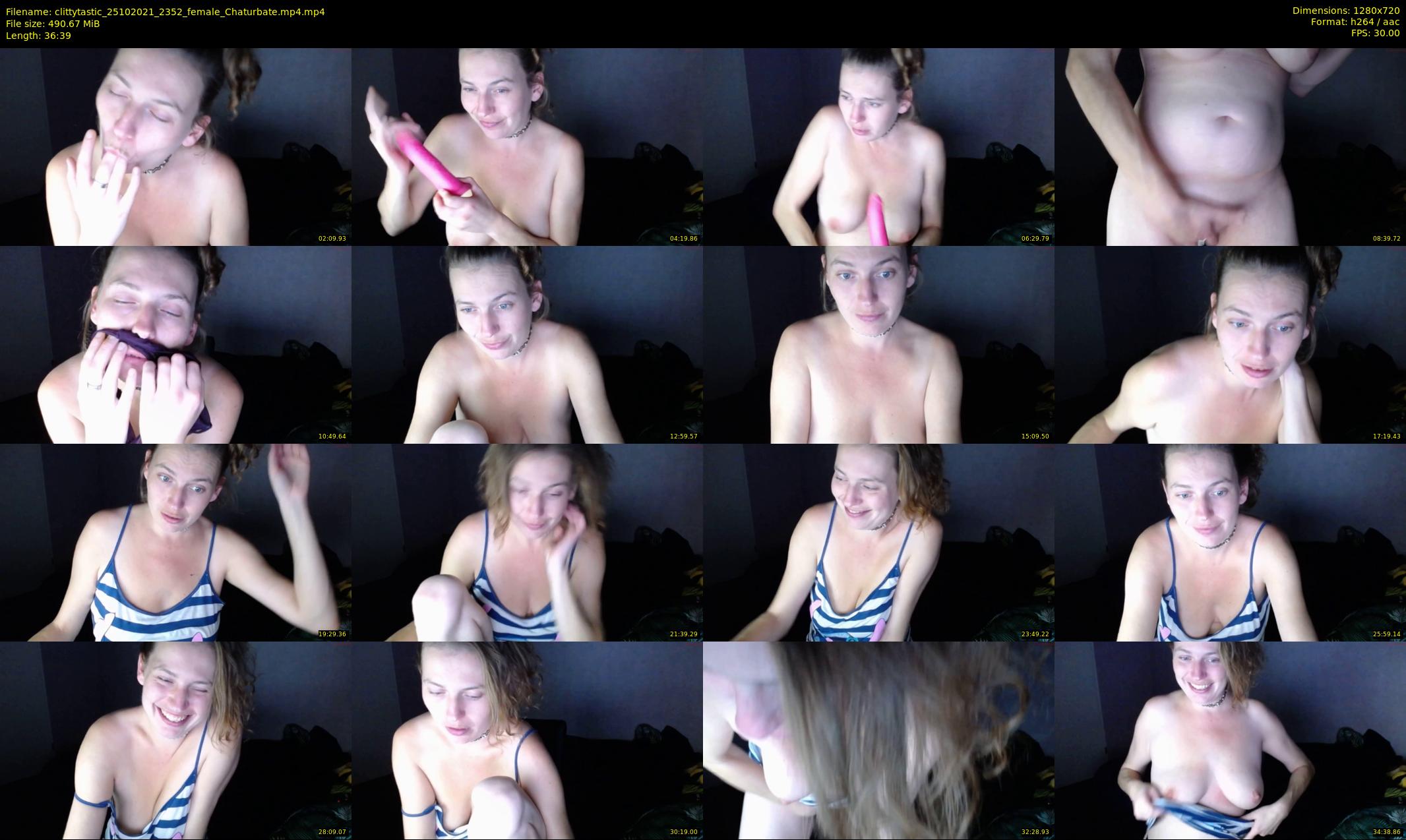 clittytastic — 37 minute Chaturbate female cam show recording, 720p, Oct 25, 2021