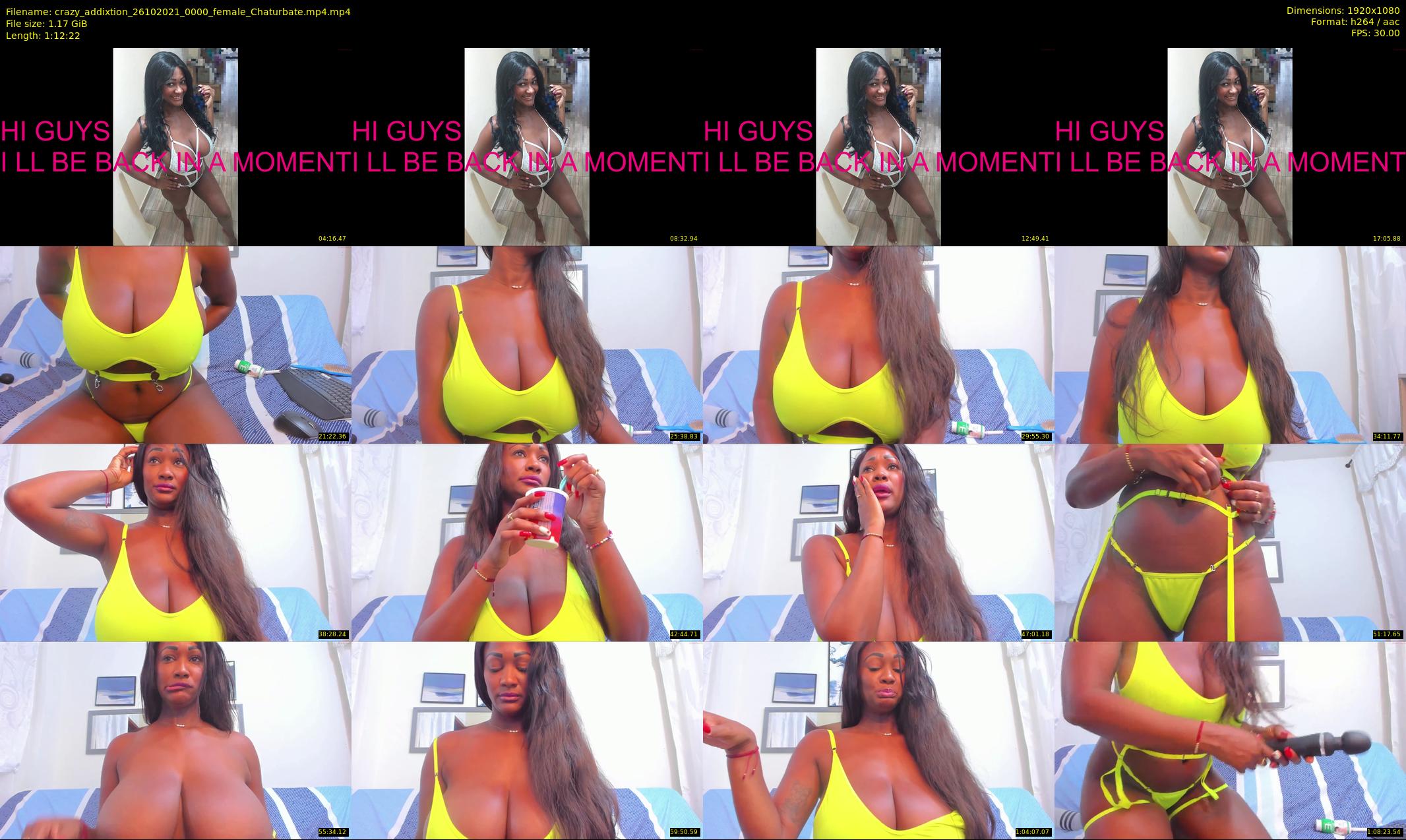 crazy_addixtion — 73 minute Chaturbate female cam show recording, 1080p, Oct 26, 2021
