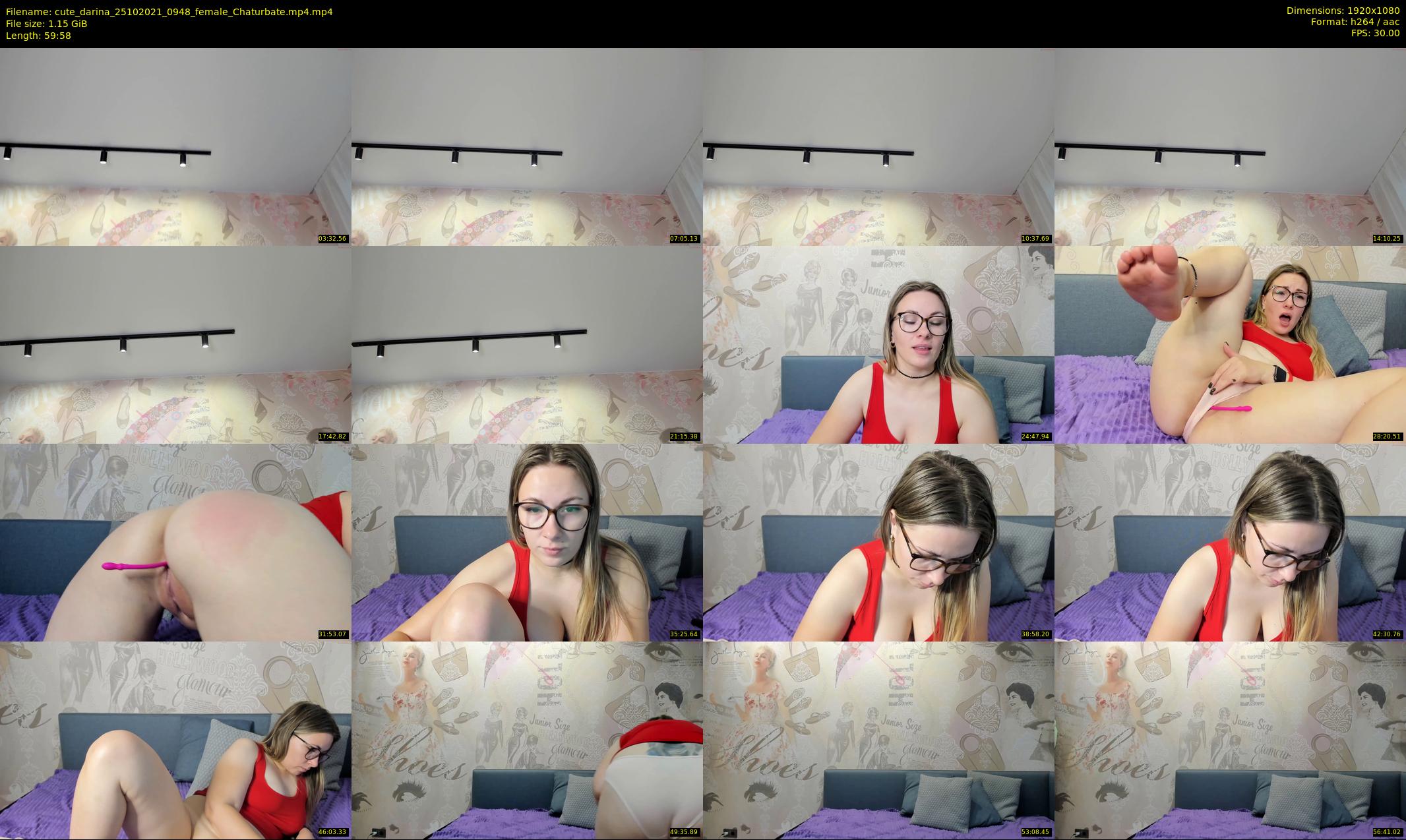 cute_darina — 60 minute Chaturbate female cam show recording, 1080p, Oct 25, 2021