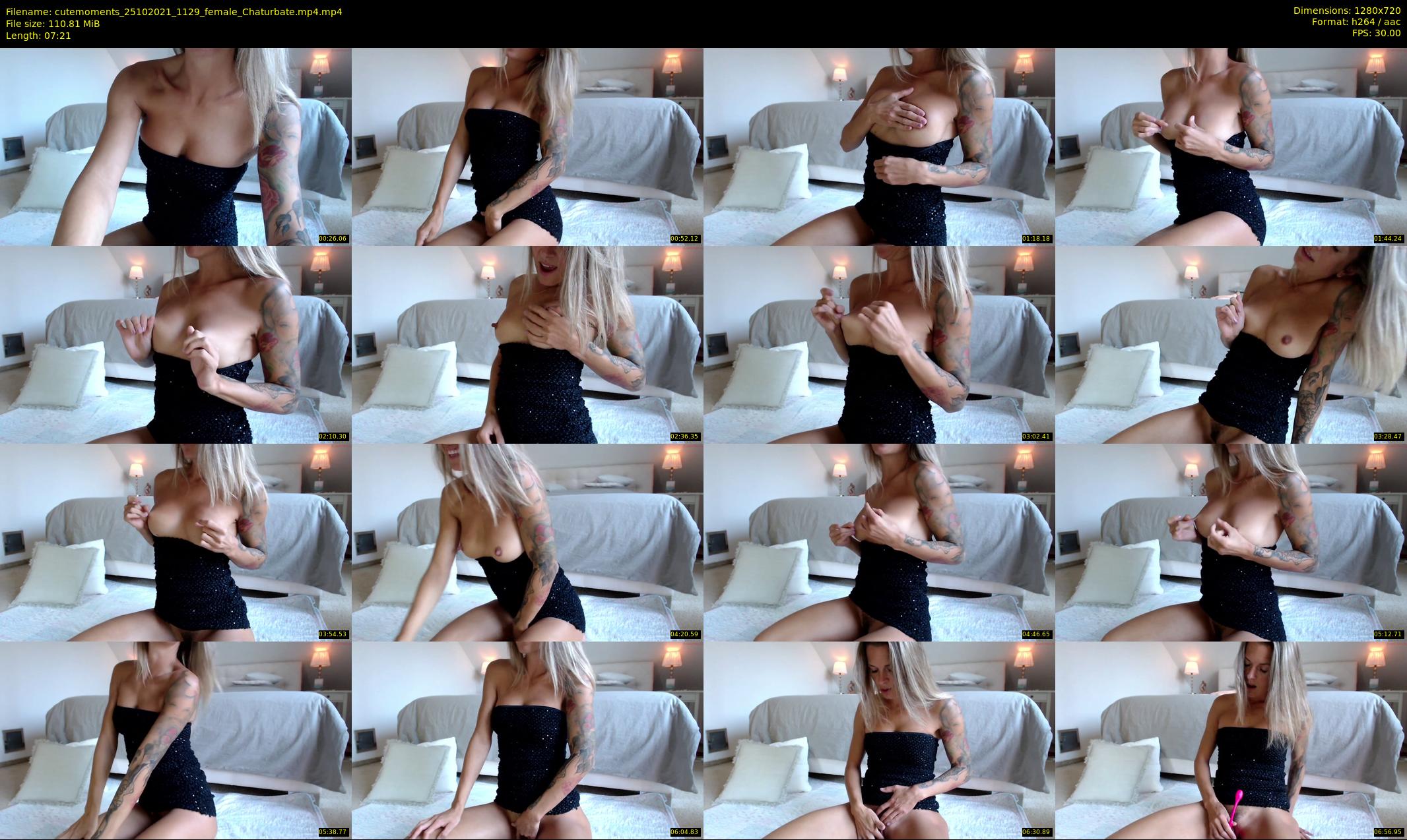 cutemoments — 8 minute Chaturbate female cam show recording, 720p, Oct 25, 2021