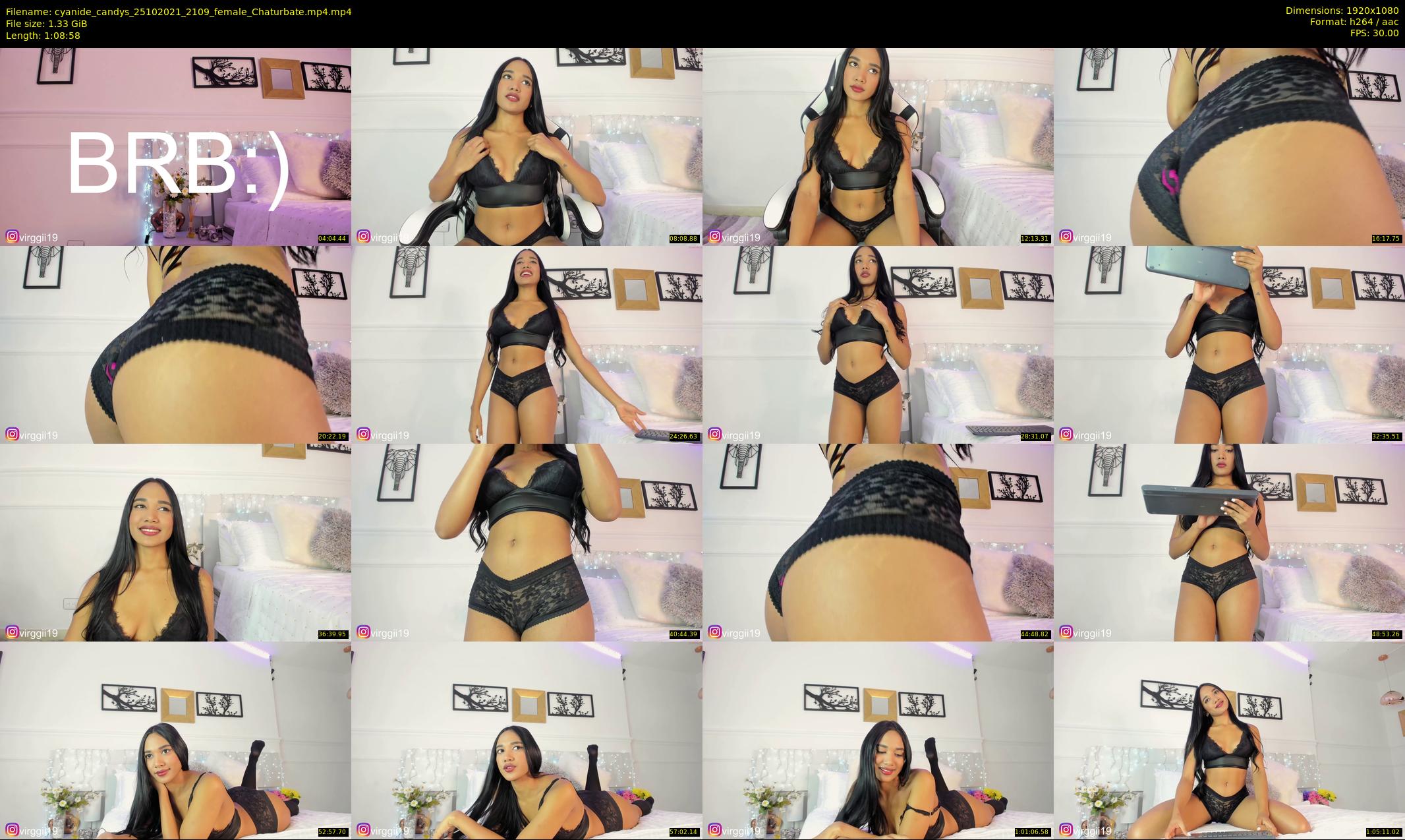 cyanide_candys — 69 minute Chaturbate female cam show recording, 1080p, Oct 25, 2021