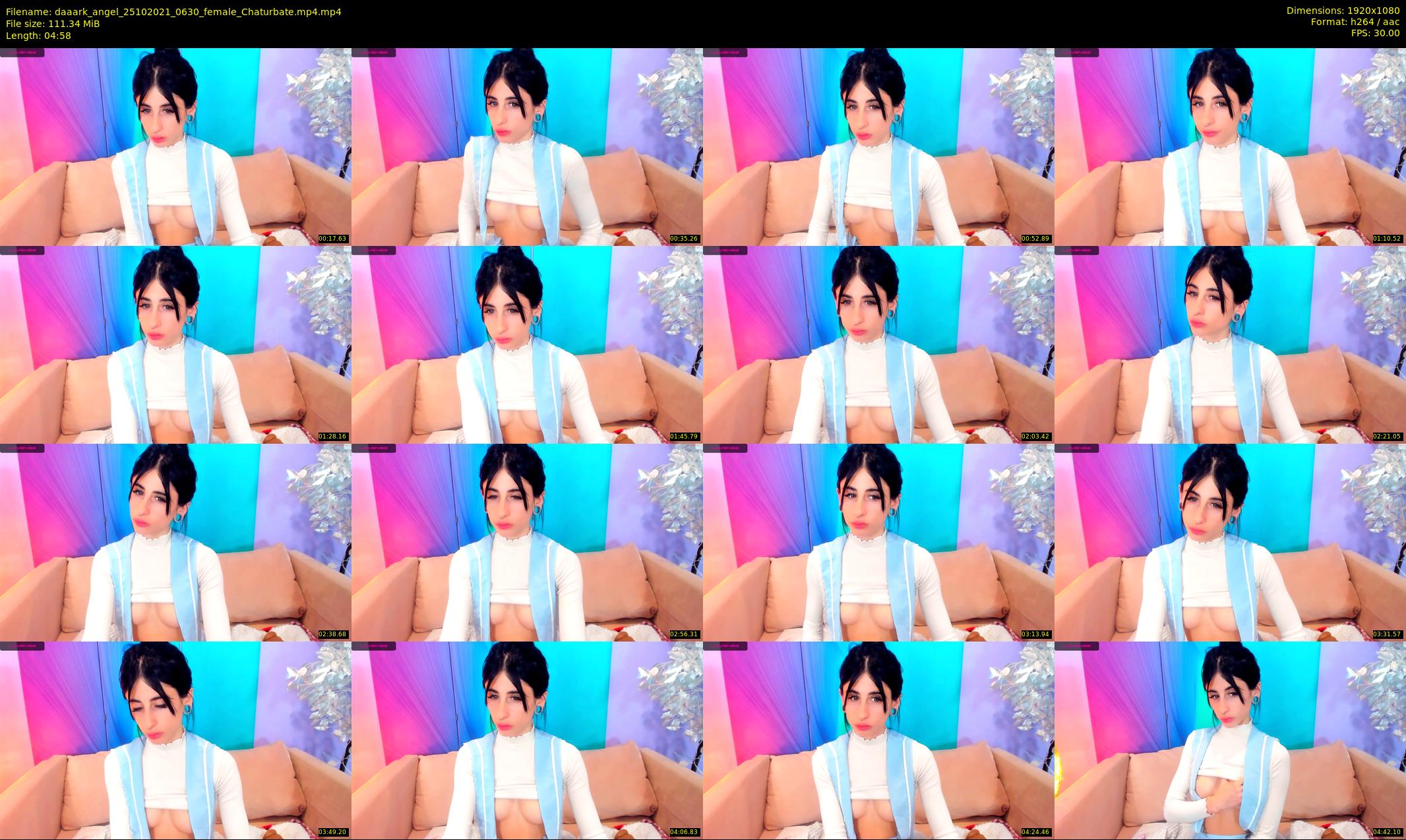 daaark_angel — 5 minute Chaturbate female cam show recording, 1080p, Oct 25, 2021