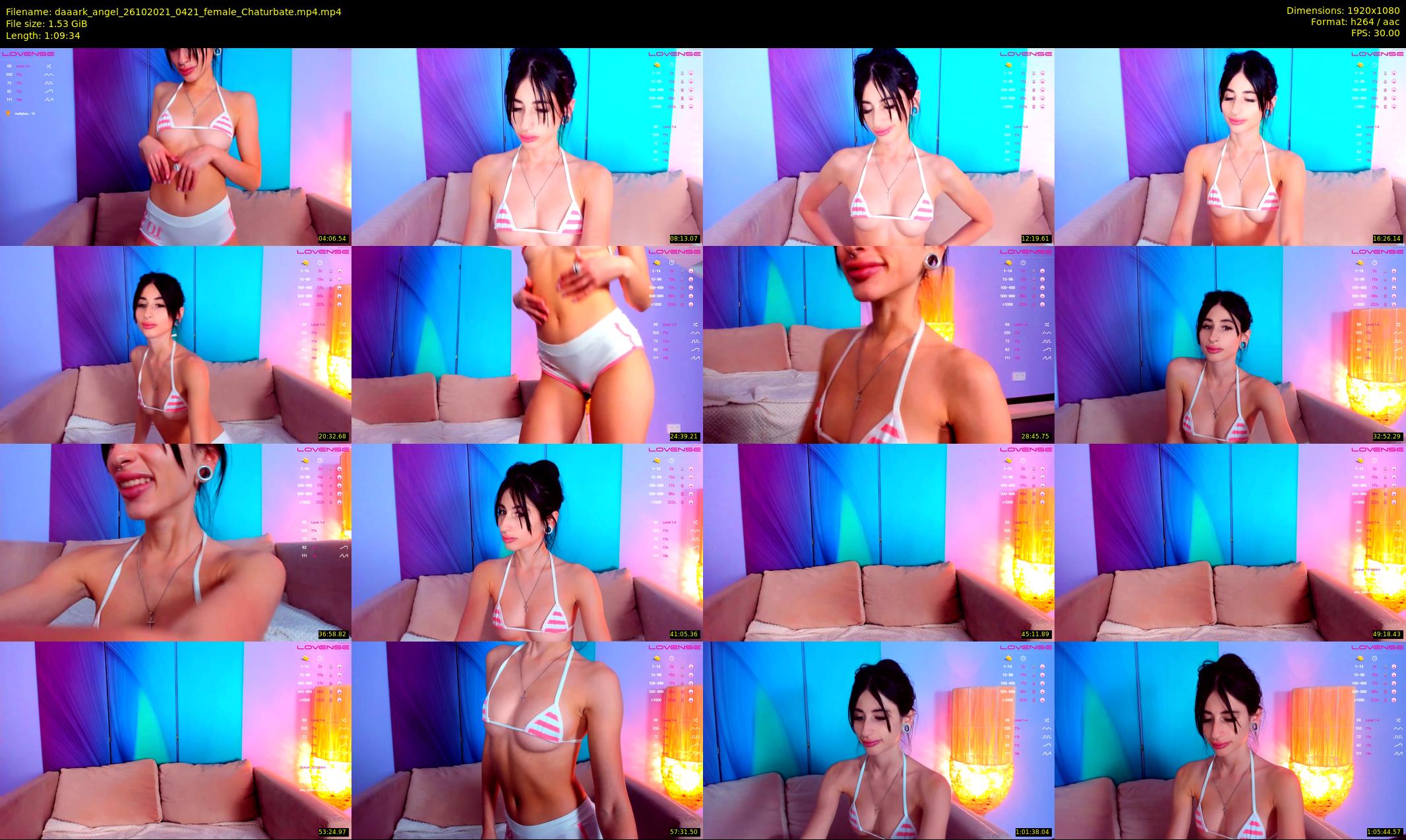 daaark_angel — 70 minute Chaturbate female cam show recording, 1080p, Oct 26, 2021