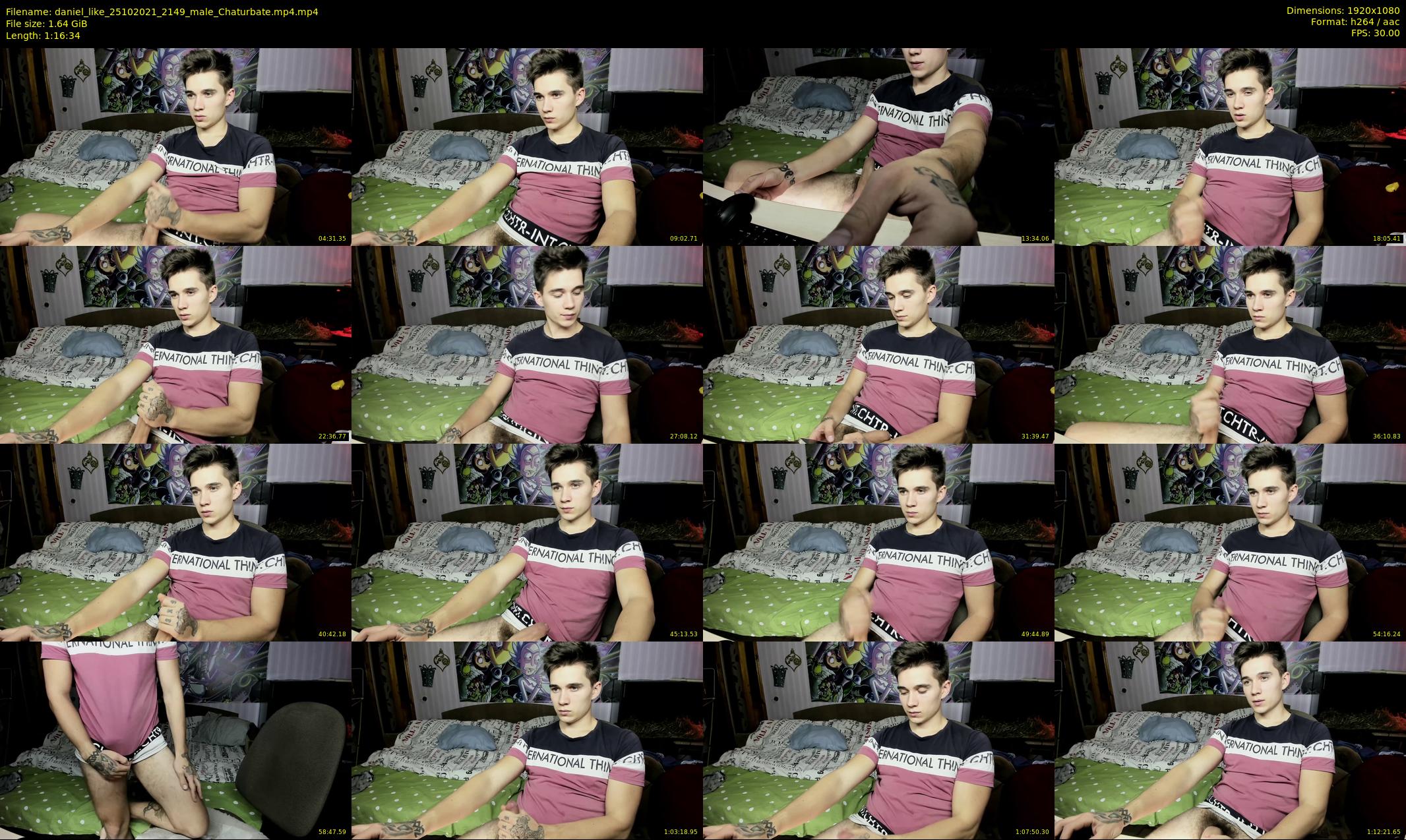 daniel_like — 77 minute Chaturbate male cam show recording, 1080p, Oct 25, 2021