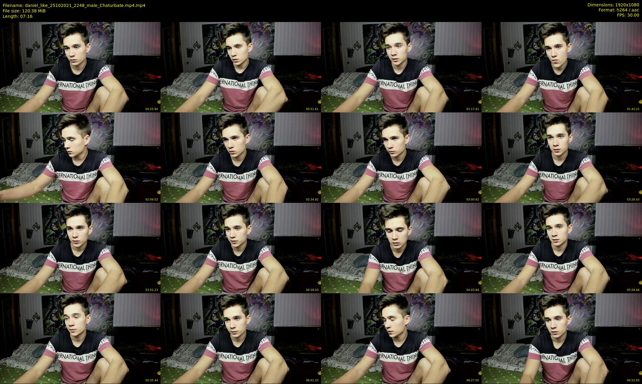 daniel_like — 8 minute Chaturbate male cam show recording, 1080p, Oct 25, 2021
