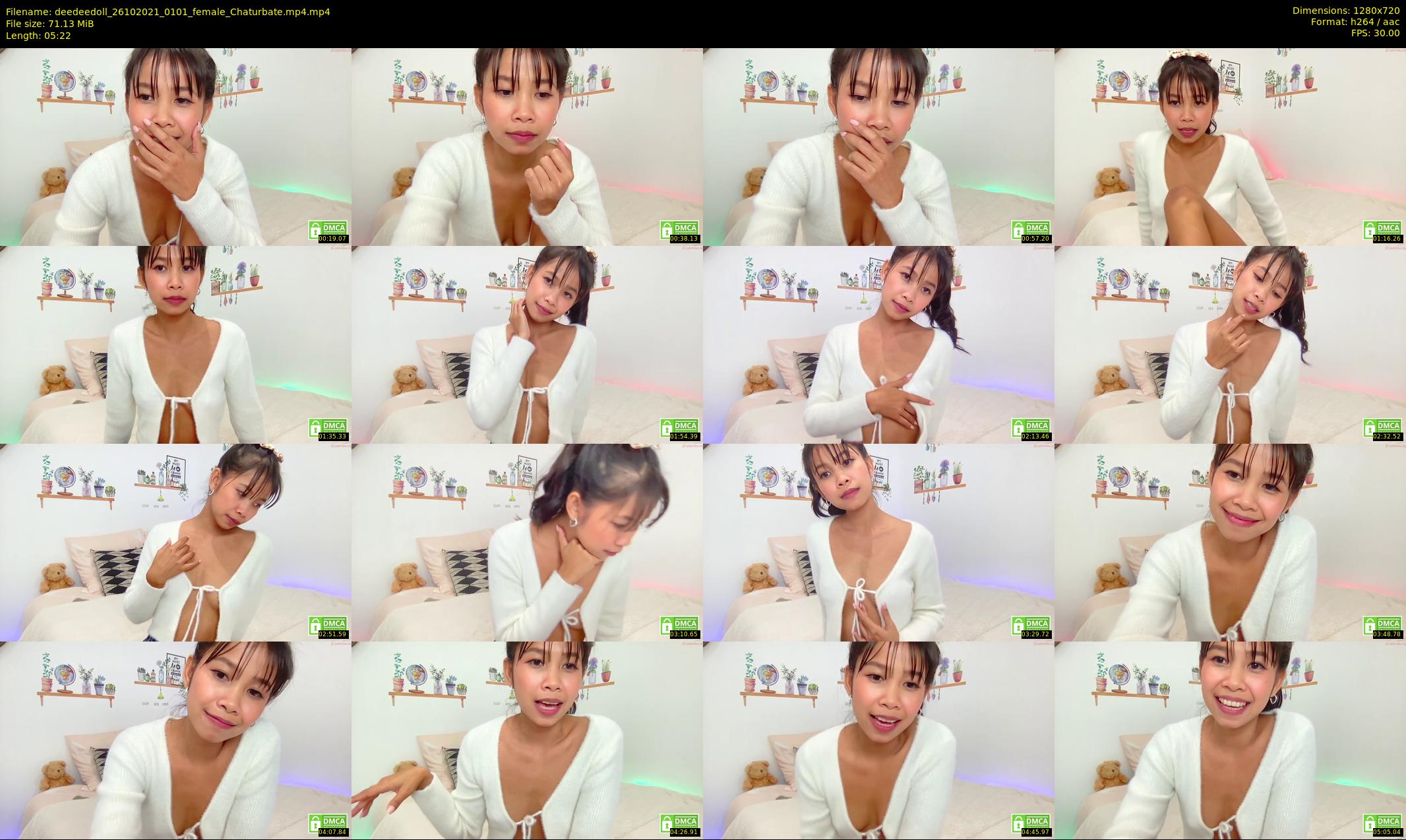 deedeedoll — 6 minute Chaturbate female cam show recording, 720p, Oct 26, 2021