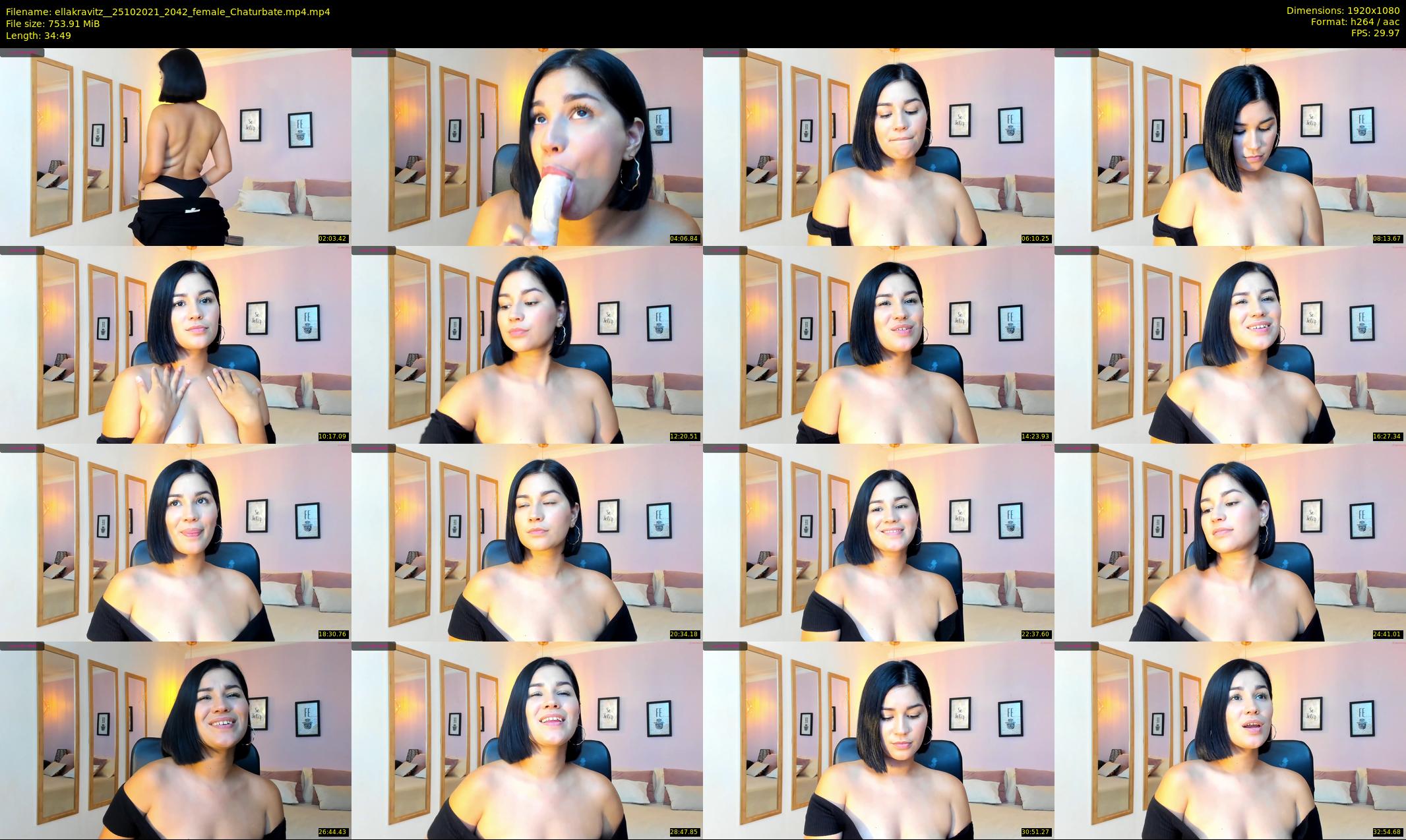ellakravitz_ — 35 minute Chaturbate female cam show recording, 1080p, Oct 25, 2021