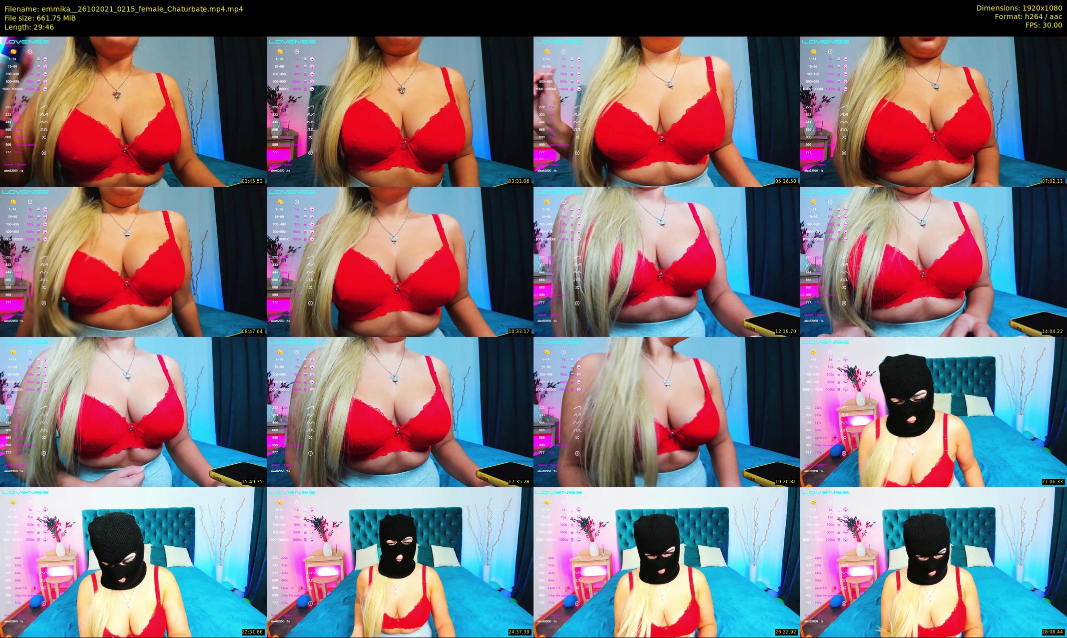 emmika_ — 30 minute Chaturbate female cam show recording, 1080p, Oct 26, 2021
