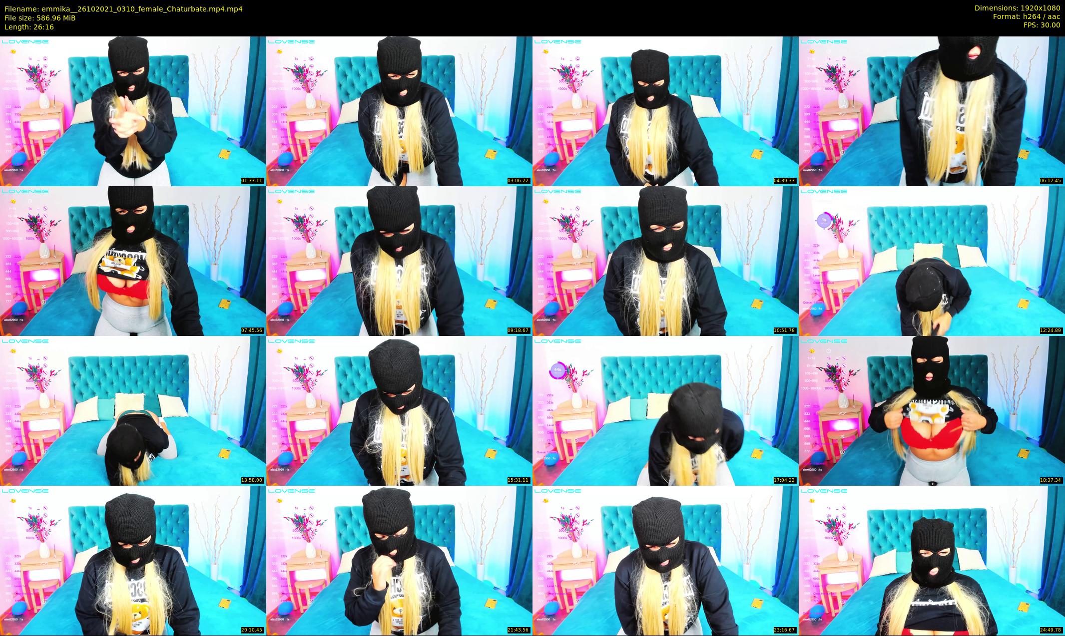 emmika_ — 27 minute Chaturbate female cam show recording, 1080p, Oct 26, 2021