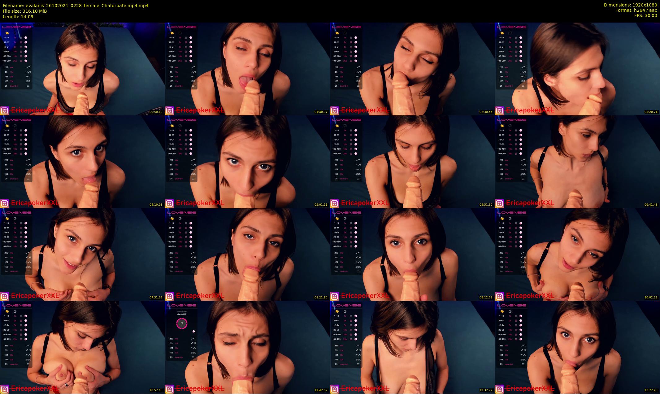 evalanis — 15 minute Chaturbate couple cam show recording, 1080p, Oct 26, 2021