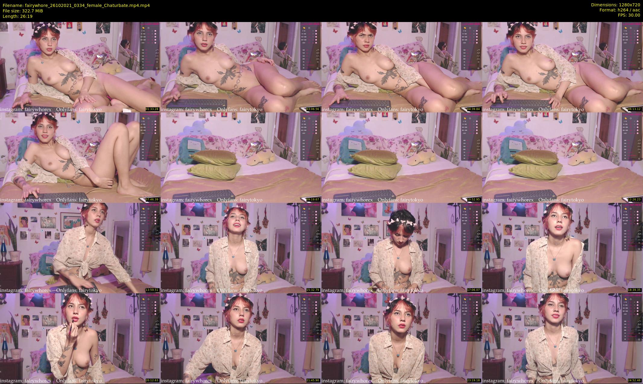 fairywhore — 27 minute Chaturbate female cam show recording, 720p, Oct 26, 2021