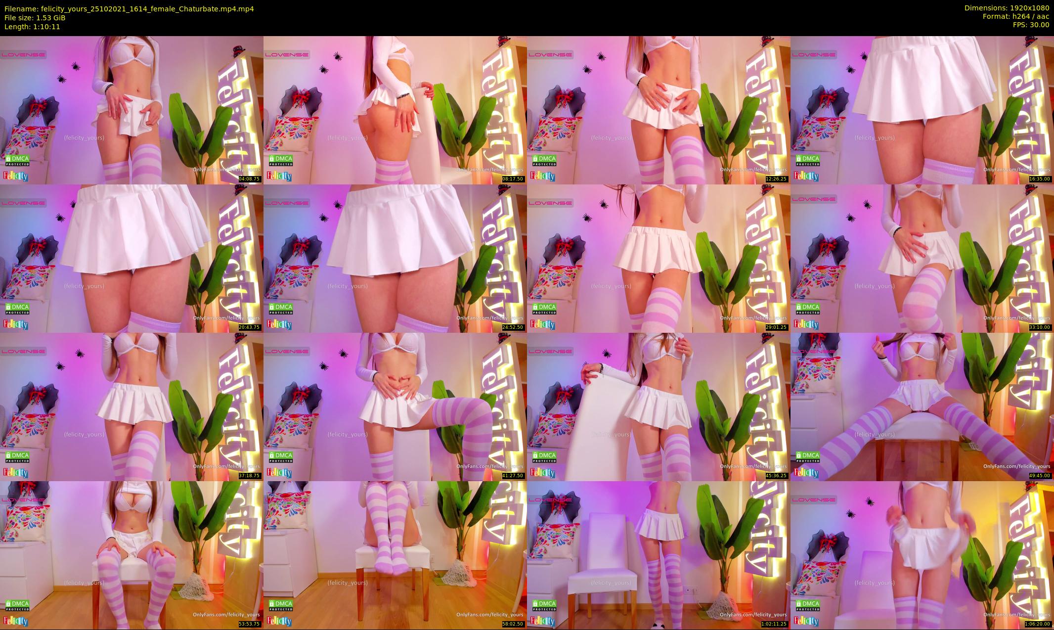 felicity_yours — 71 minute Chaturbate female cam show recording, 1080p, Oct 25, 2021