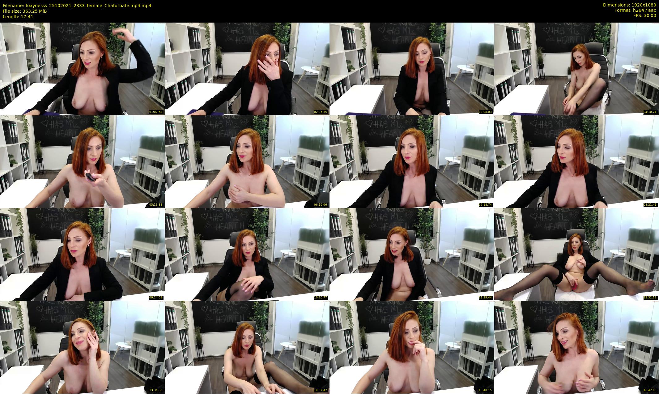 foxynesss — 18 minute Chaturbate female cam show recording, 1080p, Oct 25, 2021