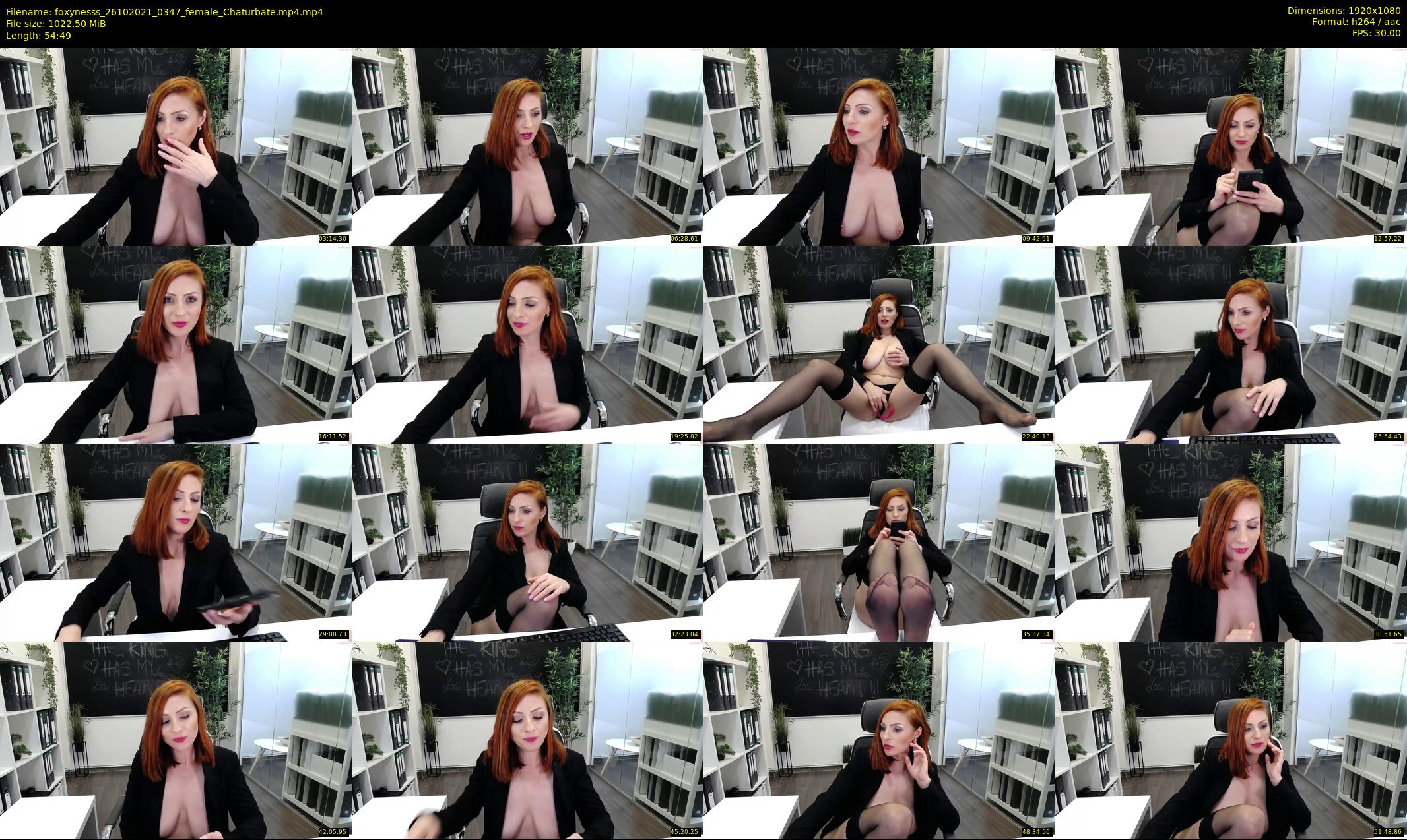 foxynesss — 55 minute Chaturbate female cam show recording, 1080p, Oct 26, 2021