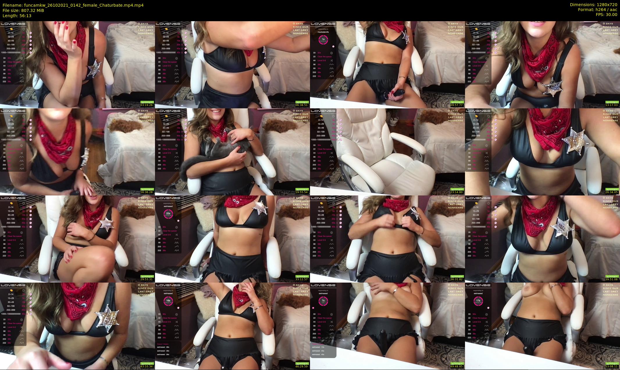 funcamkw — 57 minute Chaturbate female cam show recording, 720p, Oct 26, 2021