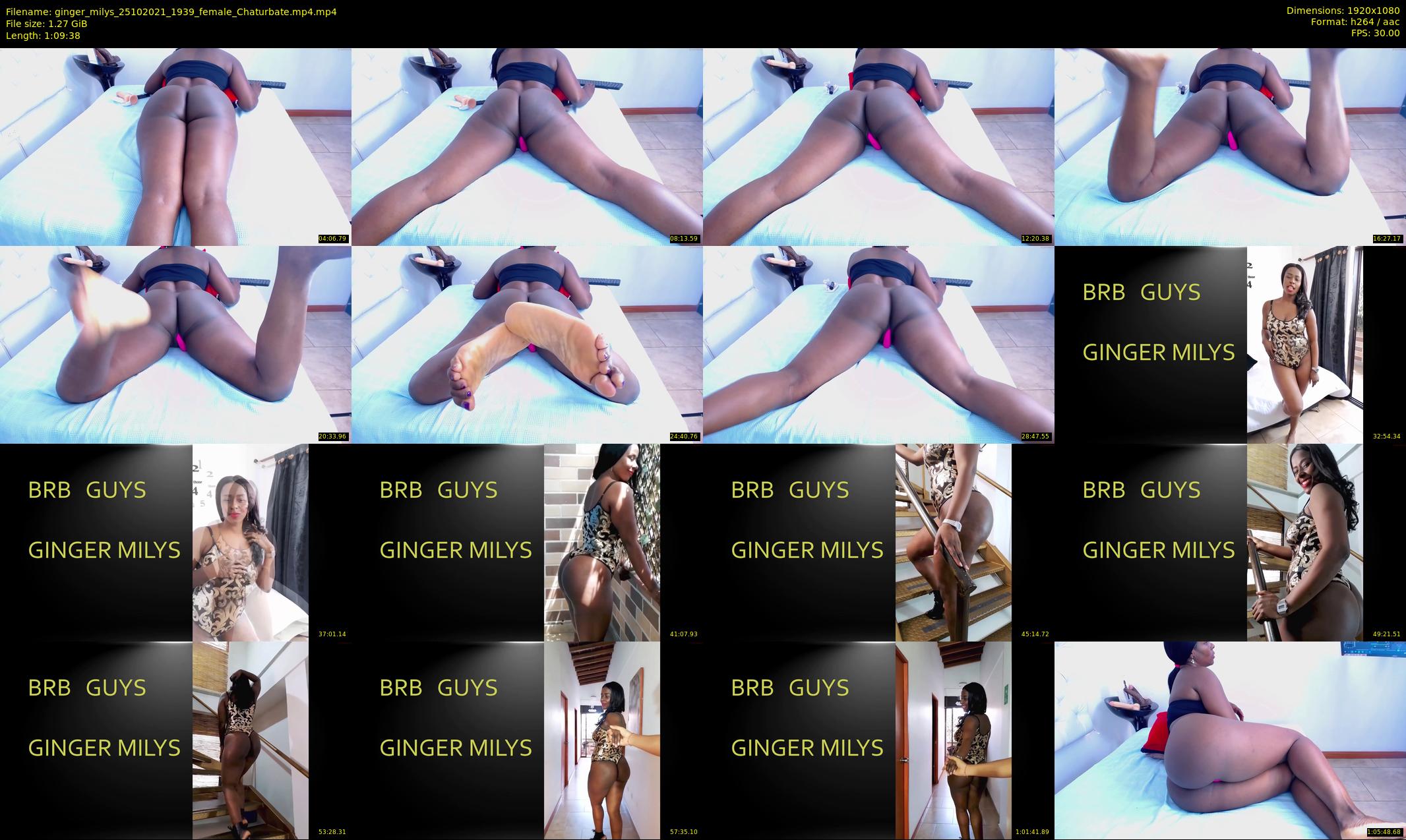ginger_milys — 70 minute Chaturbate female cam show recording, 1080p, Oct 25, 2021