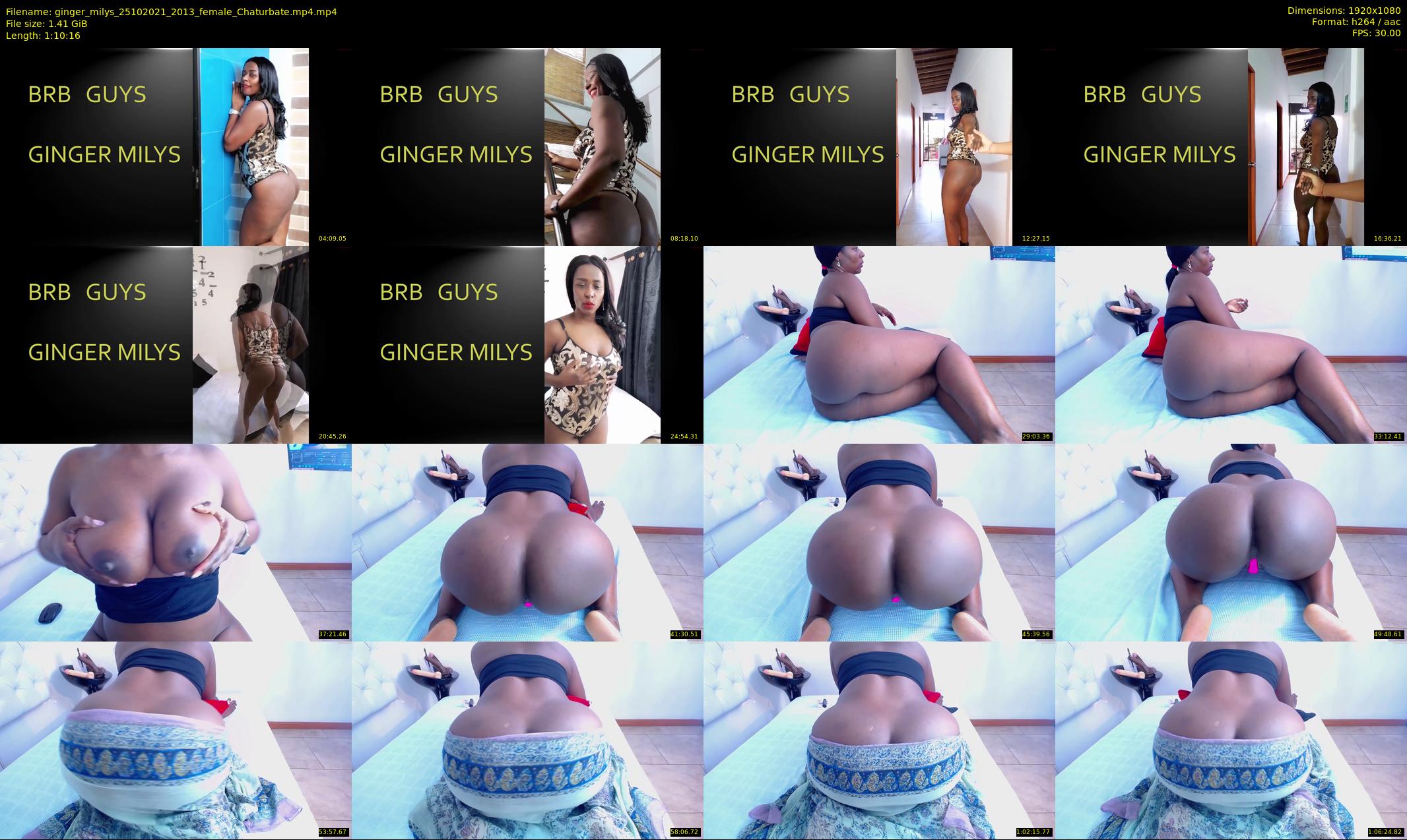 ginger_milys — 71 minute Chaturbate female cam show recording, 1080p, Oct 25, 2021