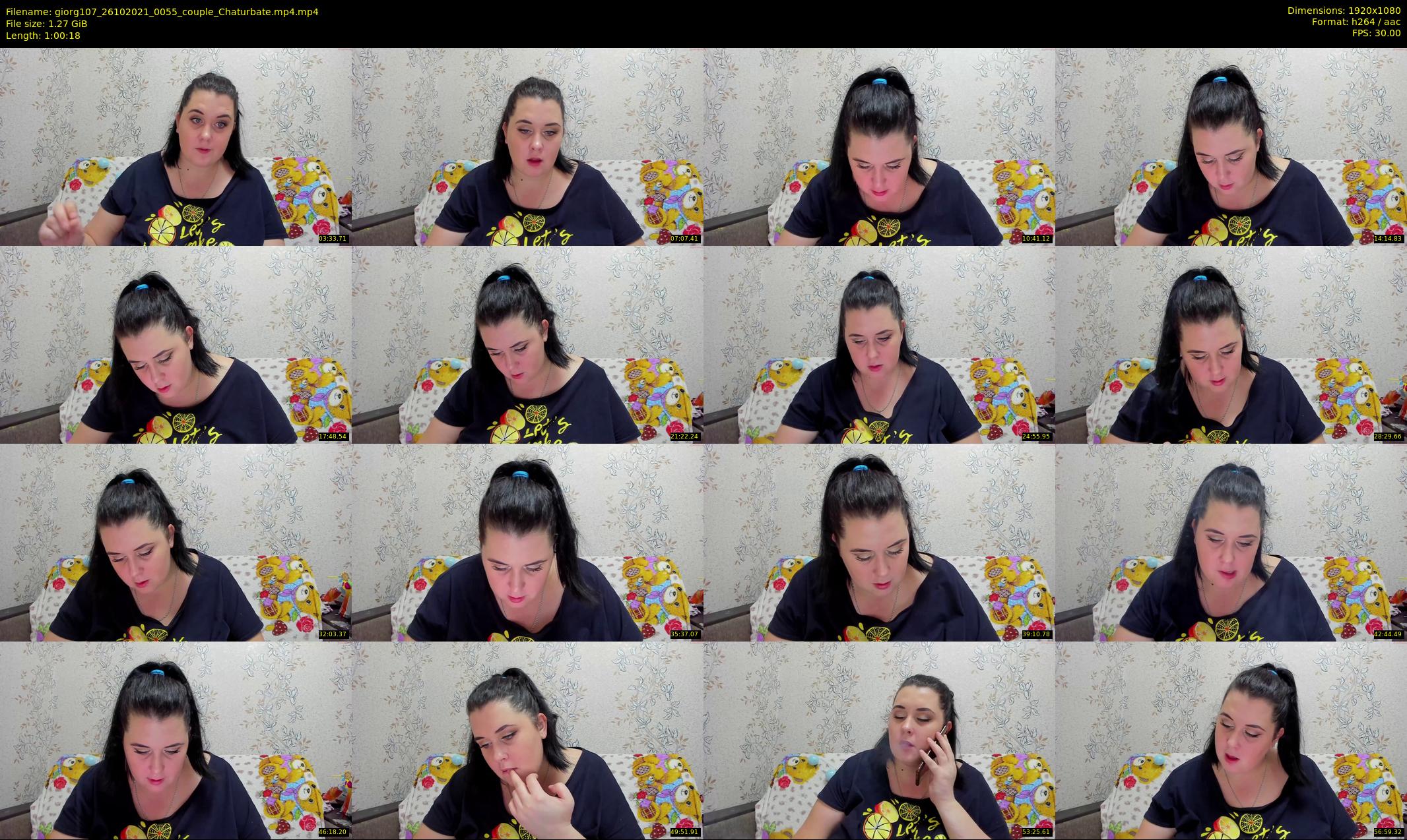 giorg107 — 61 minute Chaturbate couple cam show recording, 1080p, Oct 26, 2021