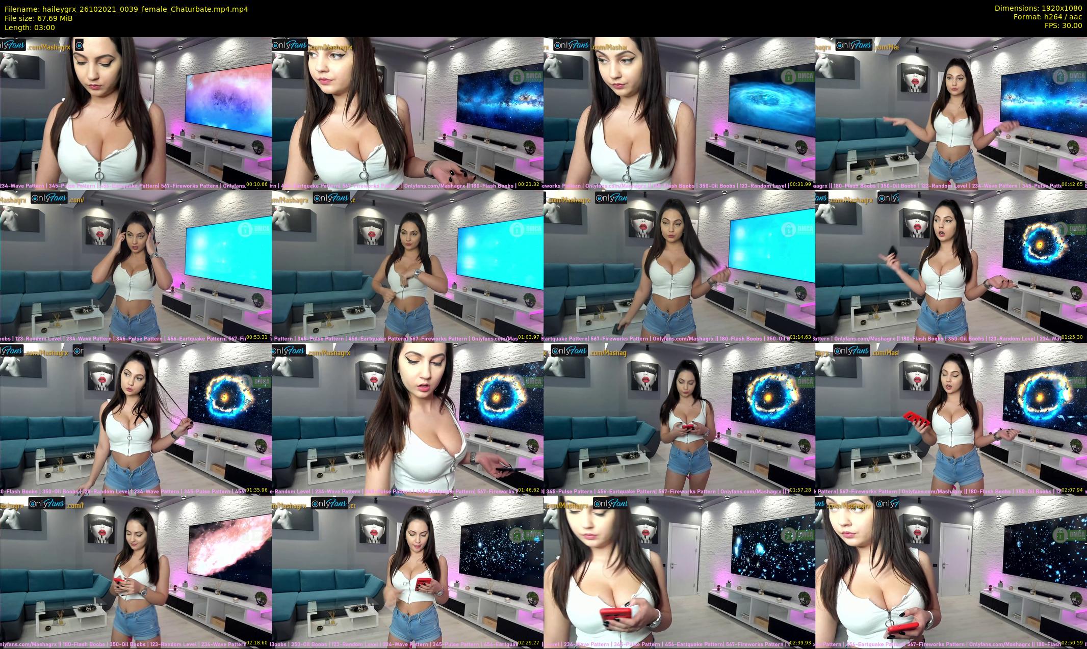 haileygrx — 3 minute Chaturbate female cam show recording, 1080p, Oct 26, 2021