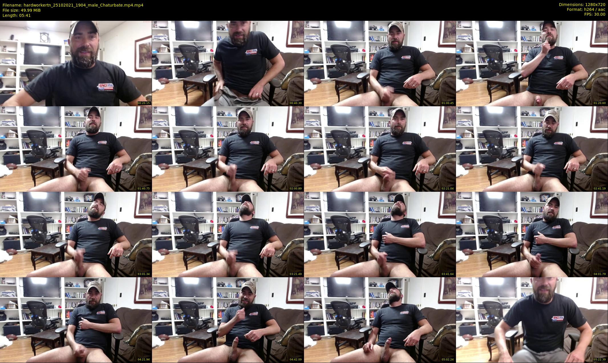 hardworkertn — 6 minute Chaturbate male cam show recording, 720p, Oct 25, 2021