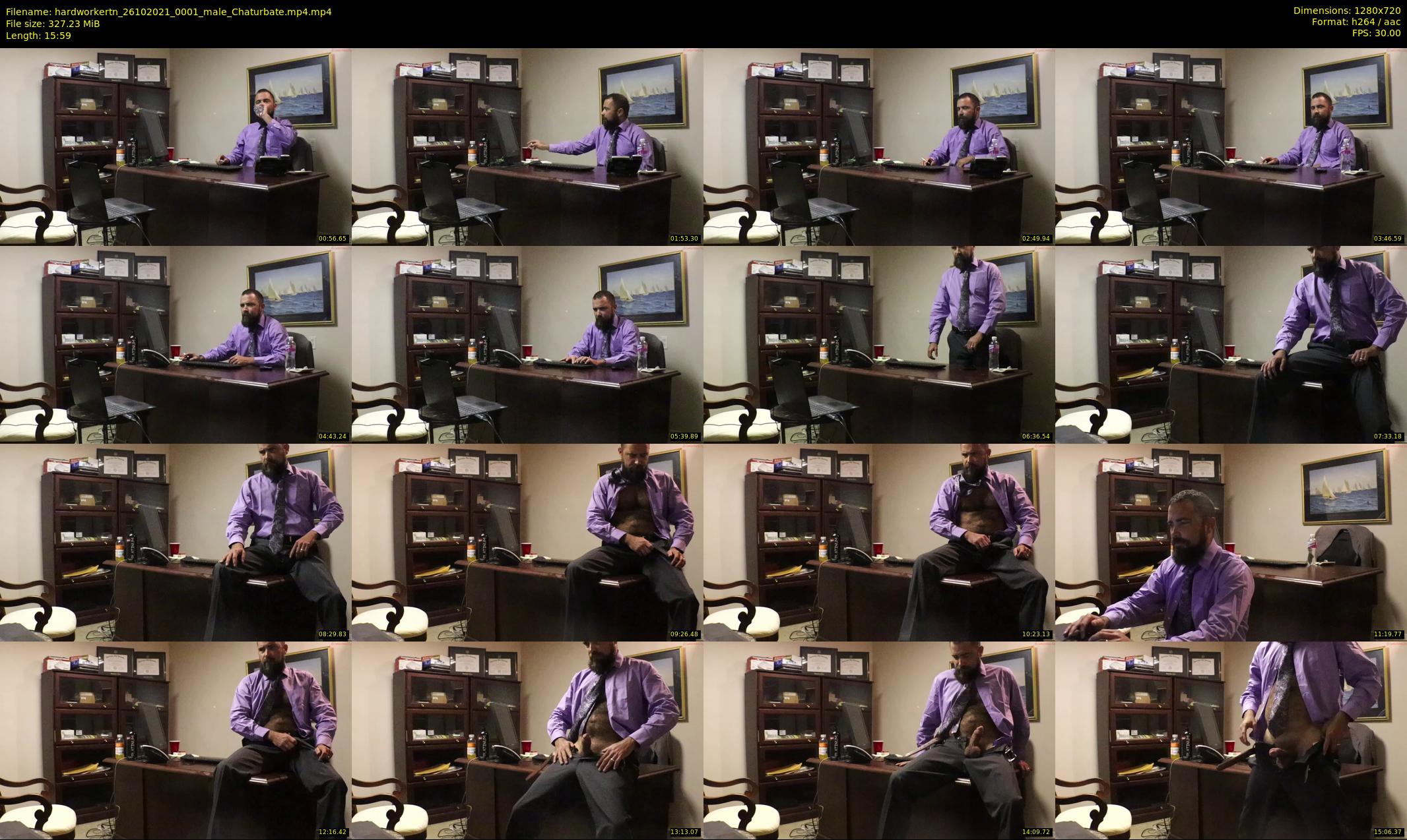 hardworkertn — 16 minute Chaturbate male cam show recording, 720p, Oct 26, 2021