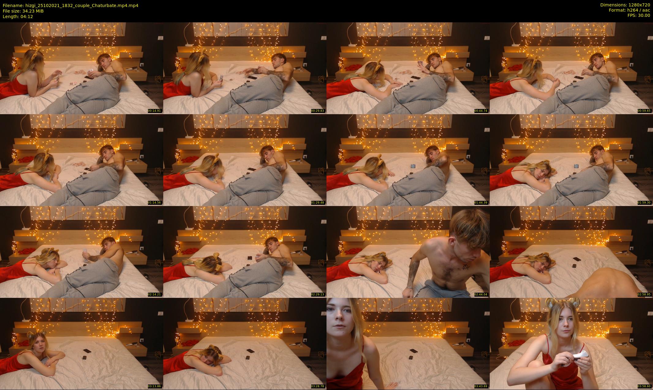 hizgi — 5 minute Chaturbate couple cam show recording, 720p, Oct 25, 2021