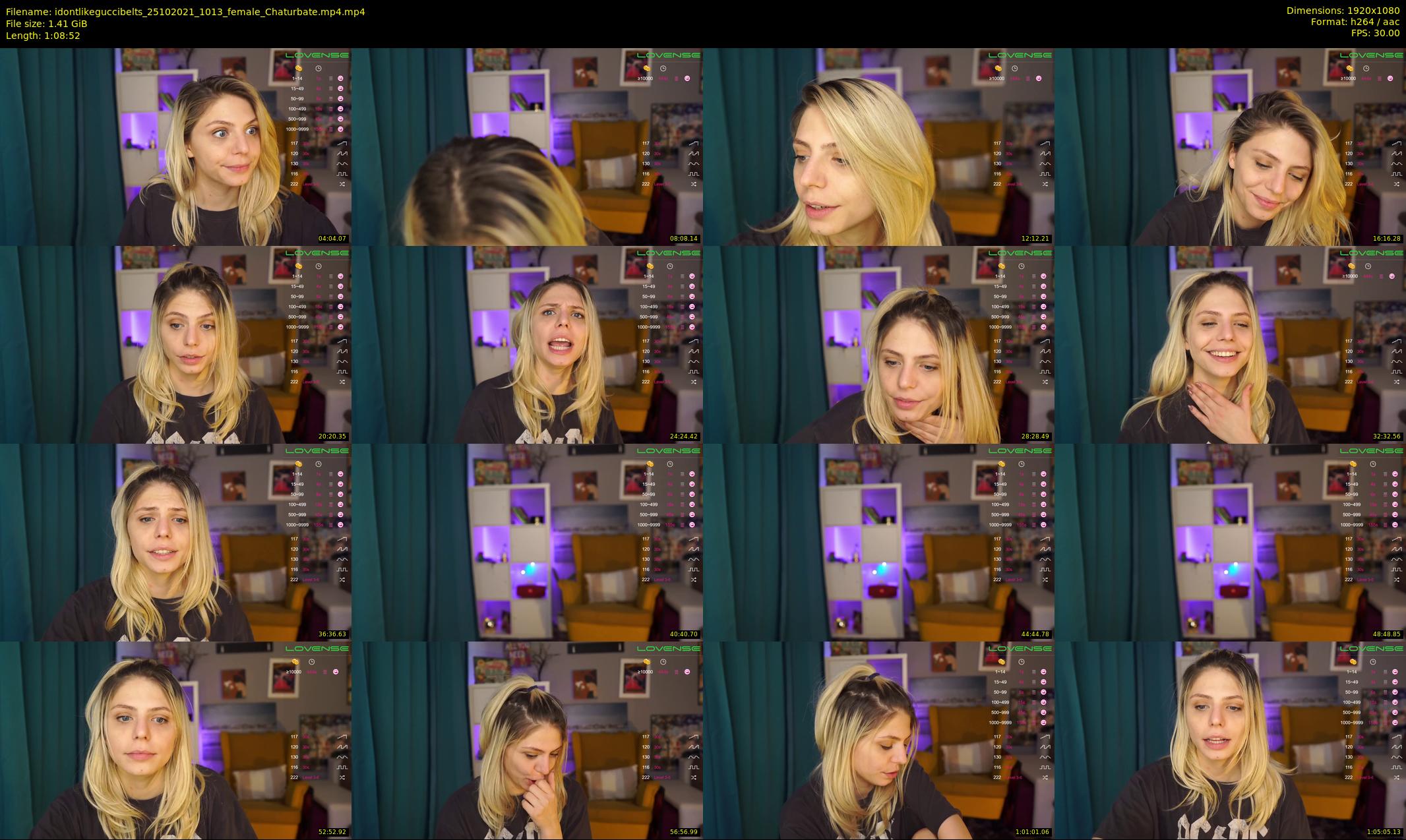 idontlikeguccibelts — 69 minute Chaturbate female cam show recording, 1080p, Oct 25, 2021