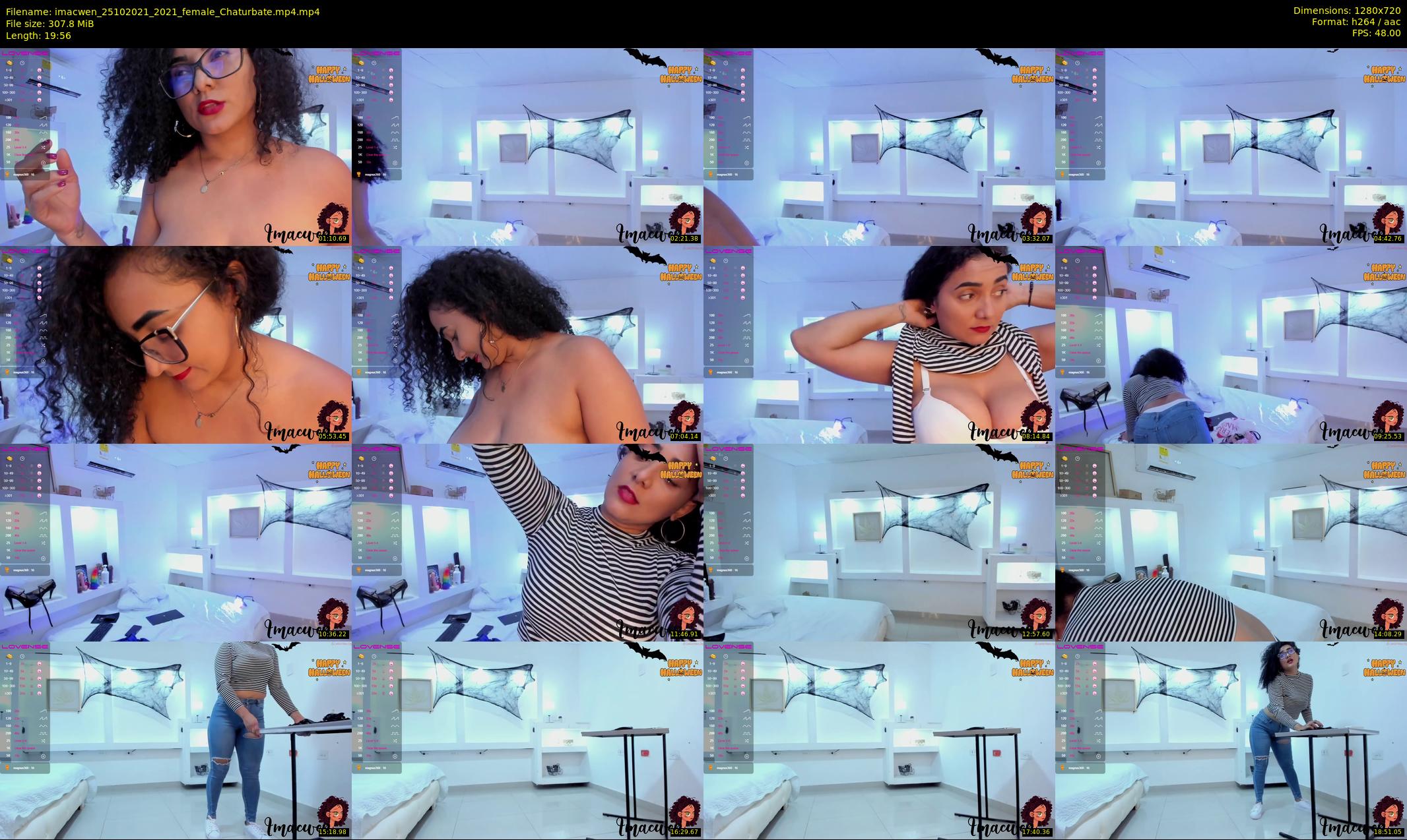 imacwen — 20 minute Chaturbate female cam show recording, 720p, Oct 25, 2021