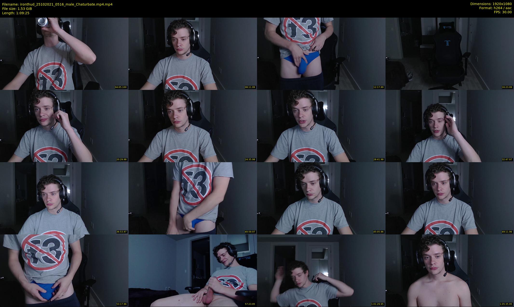 ironthud — 70 minute Chaturbate male cam show recording, 1080p, Oct 25, 2021