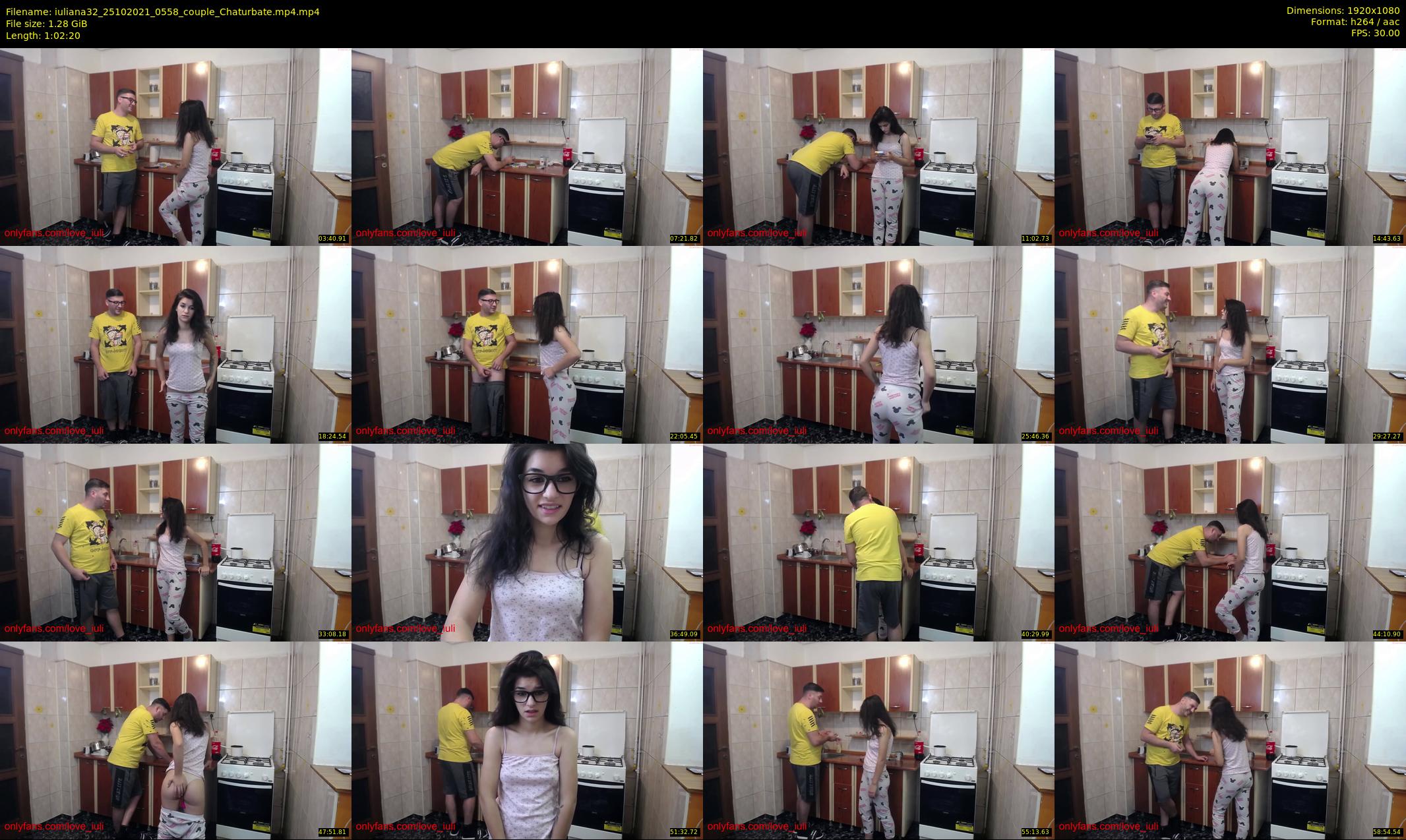 iuliana32 — 63 minute Chaturbate couple cam show recording, 1080p, Oct 25, 2021
