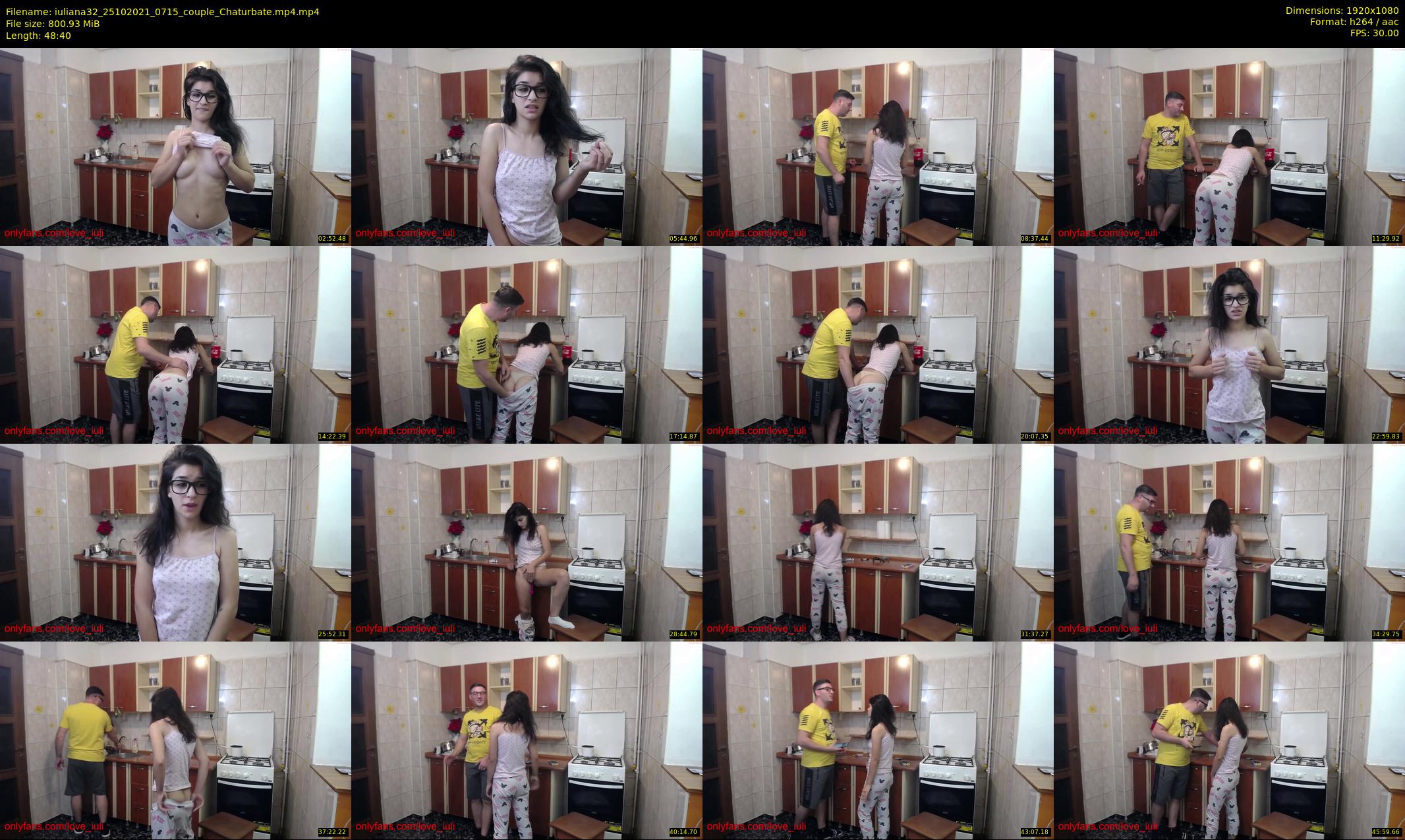 iuliana32 — 49 minute Chaturbate couple cam show recording, 1080p, Oct 25, 2021