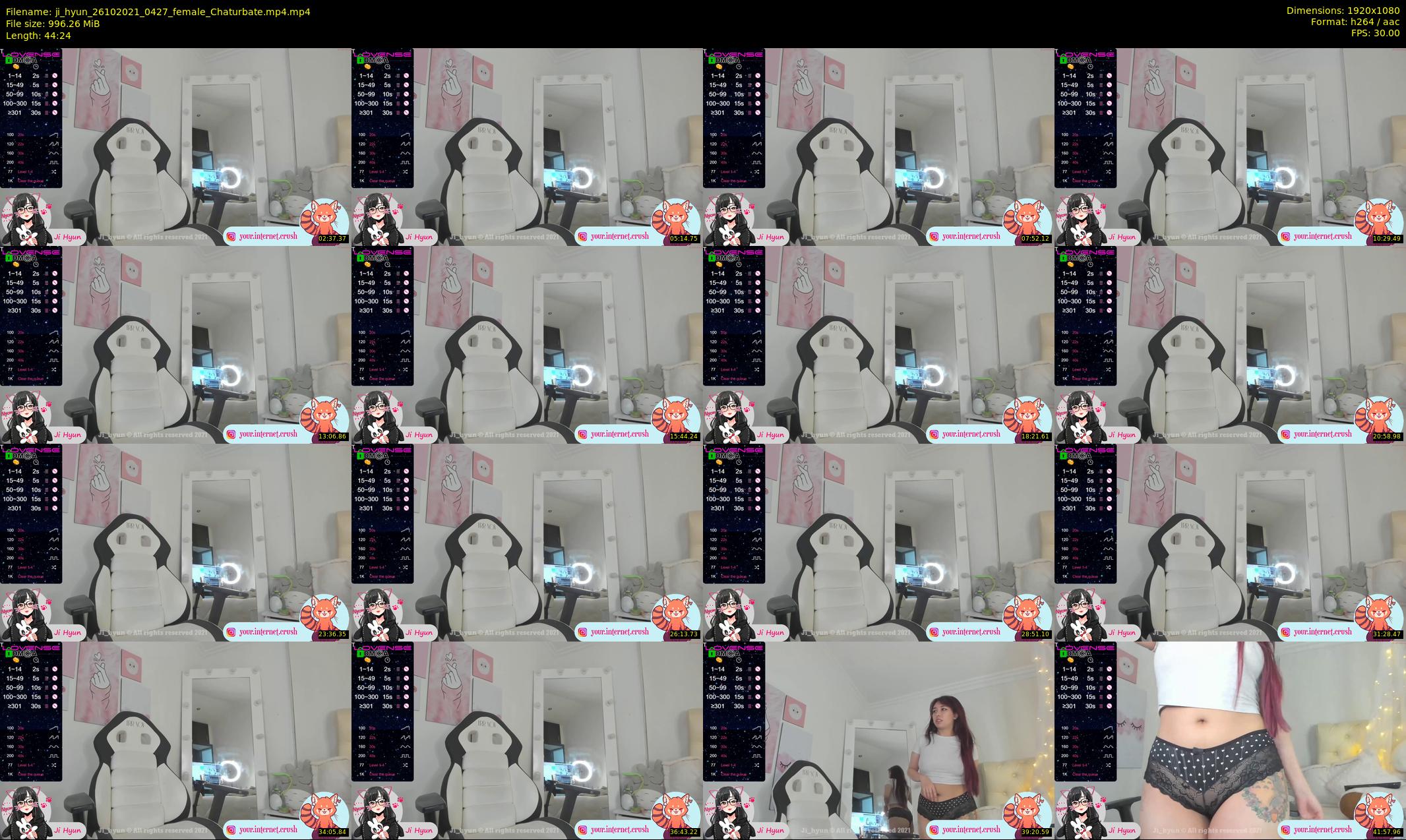 ji_hyun — 45 minute Chaturbate female cam show recording, 1080p, Oct 26, 2021