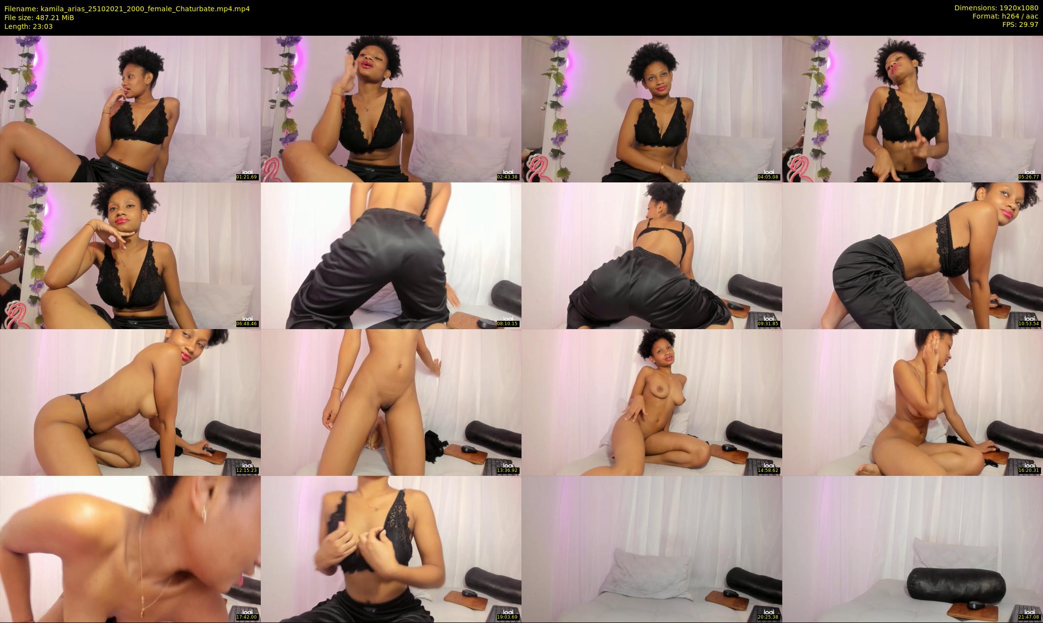 kamila_arias — 24 minute Chaturbate female cam show recording, 1080p, Oct 25, 2021