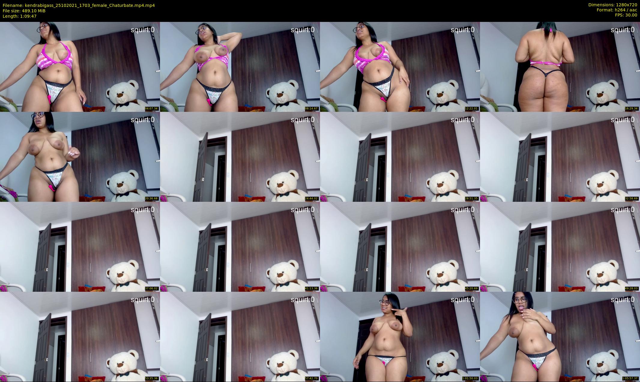 kendrabigass — 70 minute Chaturbate female cam show recording, 720p, Oct 25, 2021