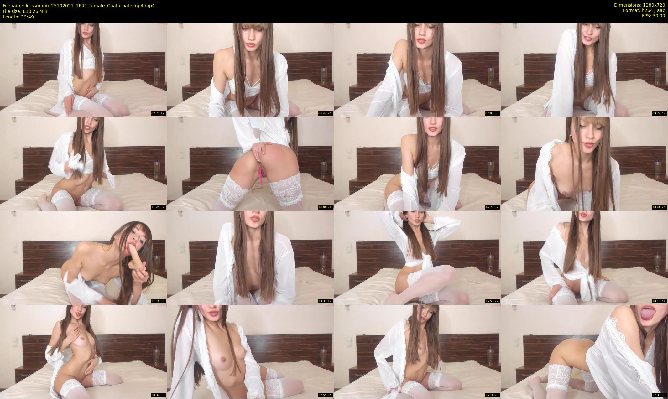 krissmoon — 40 minute Chaturbate female cam show recording, 720p, Oct 25, 2021