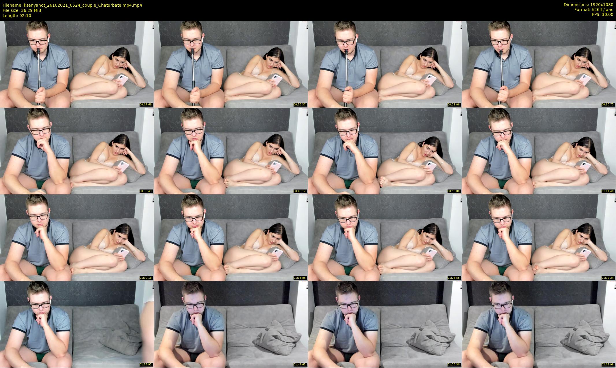 ksenyahot — 3 minute Chaturbate couple cam show recording, 1080p, Oct 26, 2021