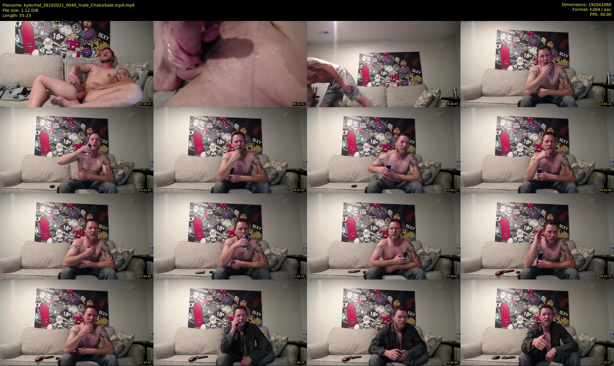 kylechat — 56 minute Chaturbate male cam show recording, 1080p, Oct 26, 2021