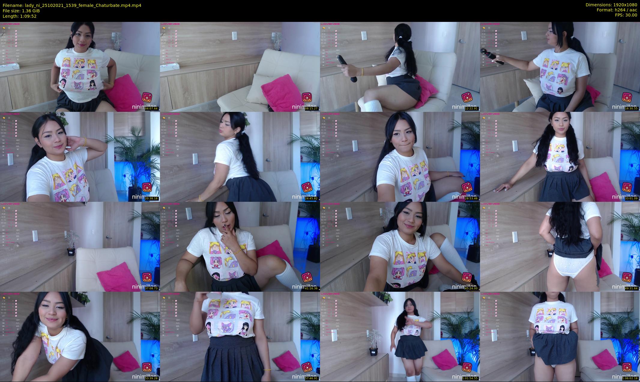 lady_ni — 70 minute Chaturbate female cam show recording, 1080p, Oct 25, 2021