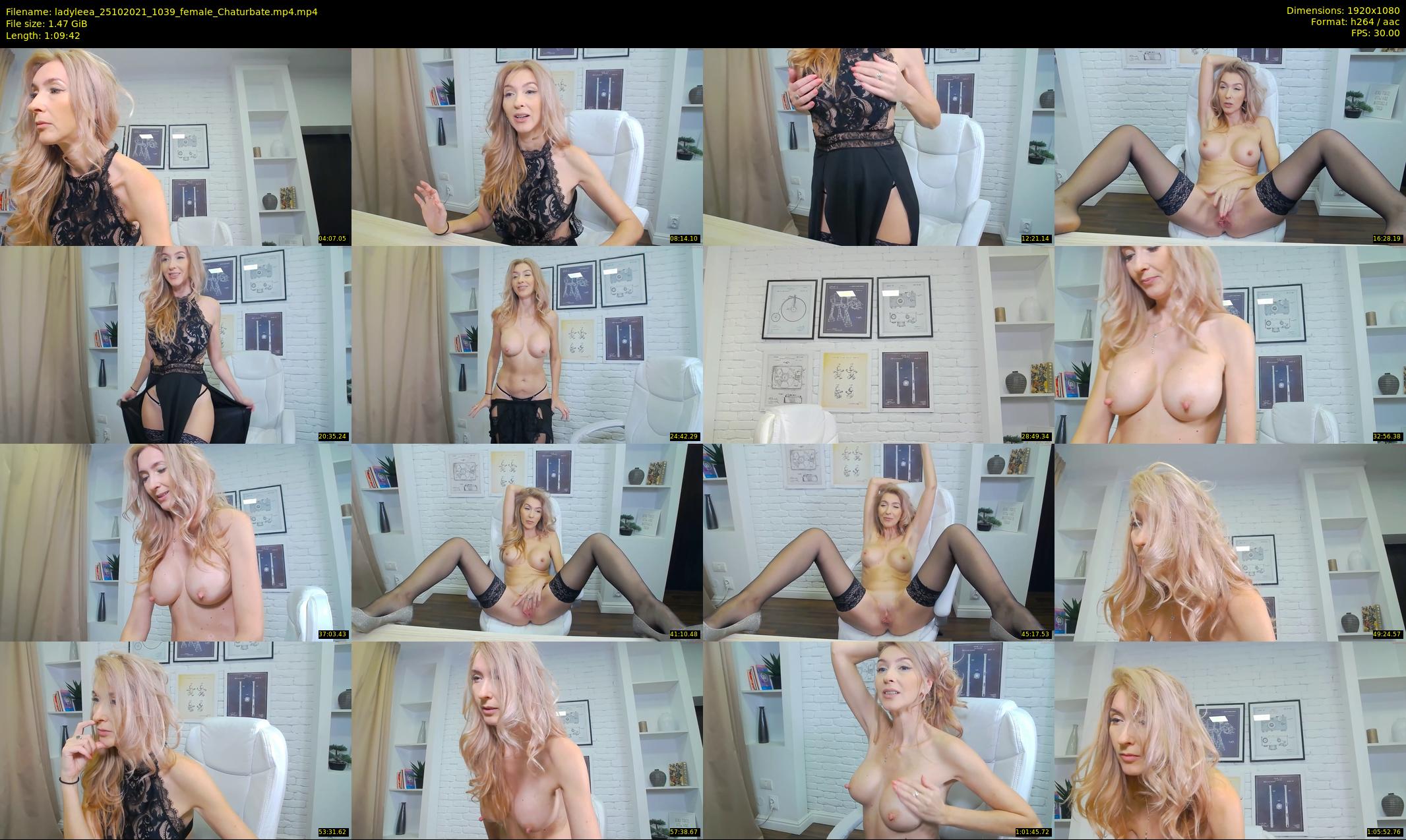 ladyleea — 70 minute Chaturbate female cam show recording, 1080p, Oct 25, 2021