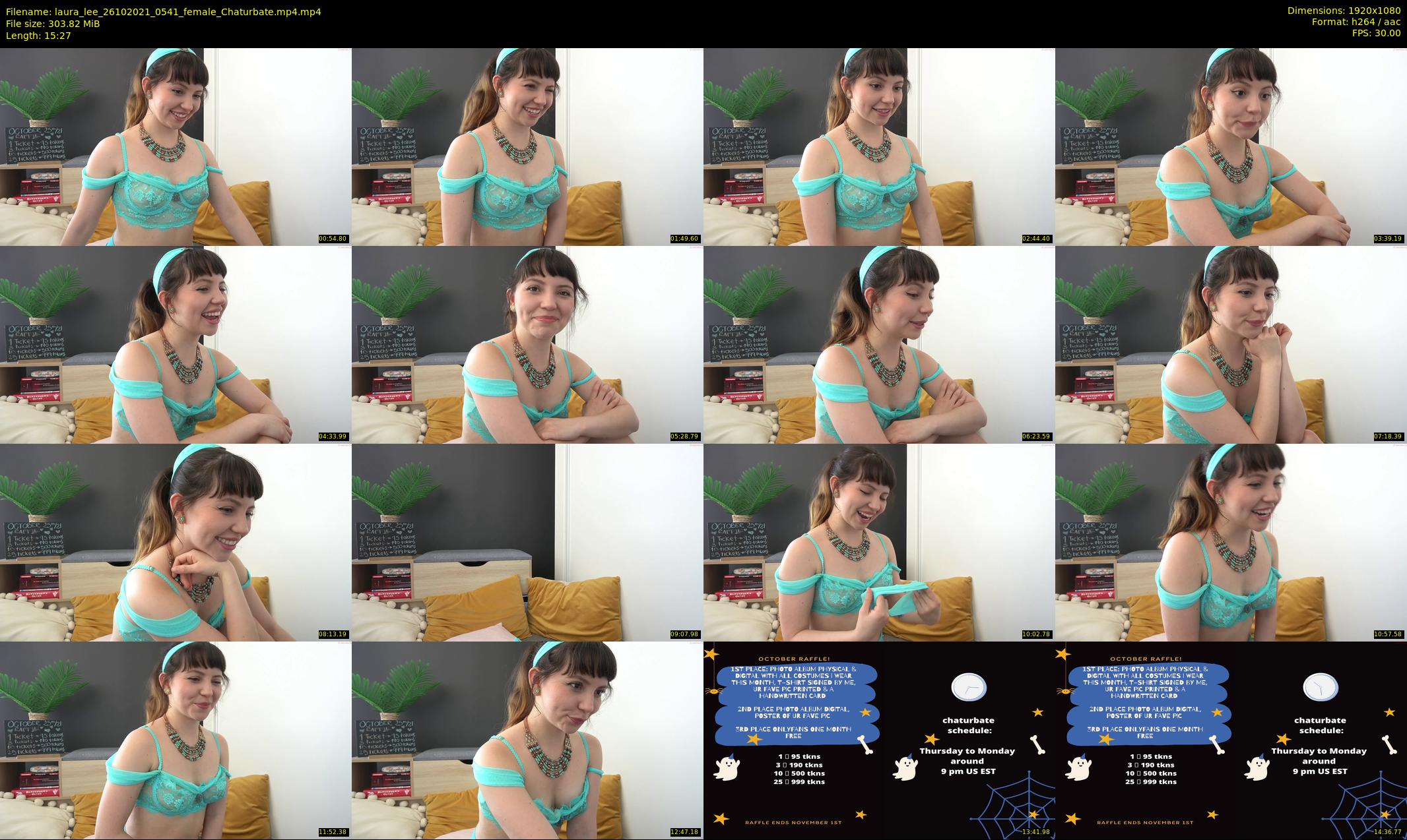 laura_lee — 16 minute Chaturbate female cam show recording, 1080p, Oct 26, 2021