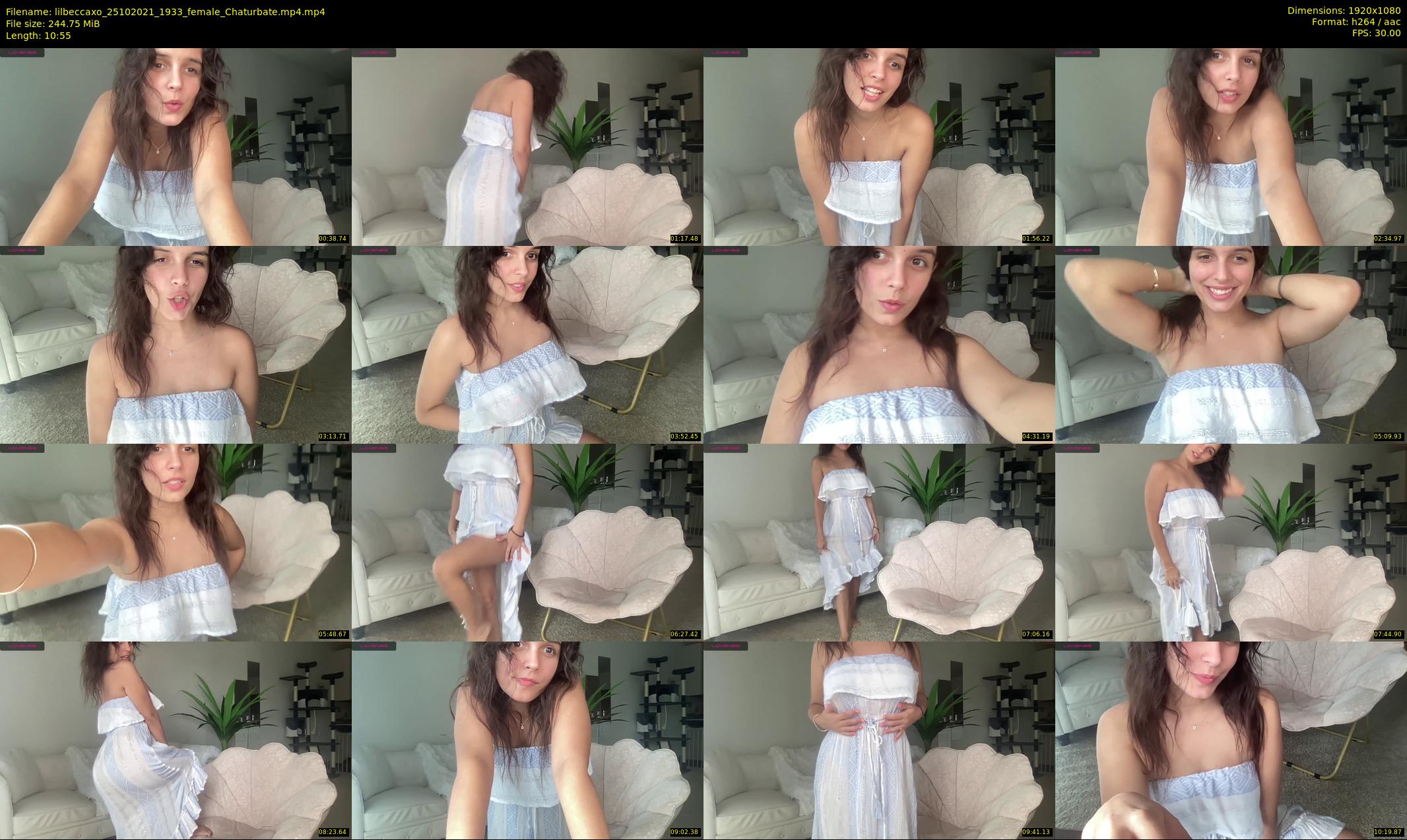 lilbeccaxo — 11 minute Chaturbate female cam show recording, 1080p, Oct 25, 2021