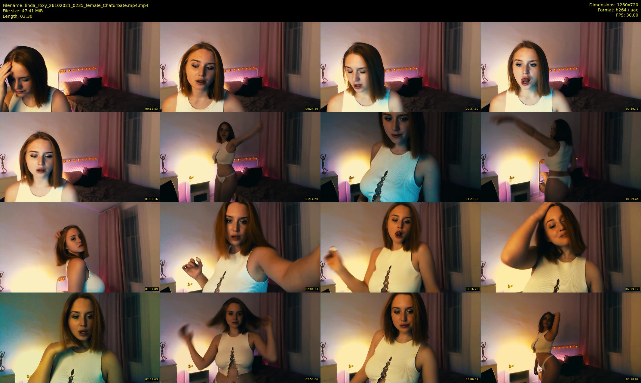 linda_roxy — 4 minute Chaturbate female cam show recording, 720p, Oct 26, 2021