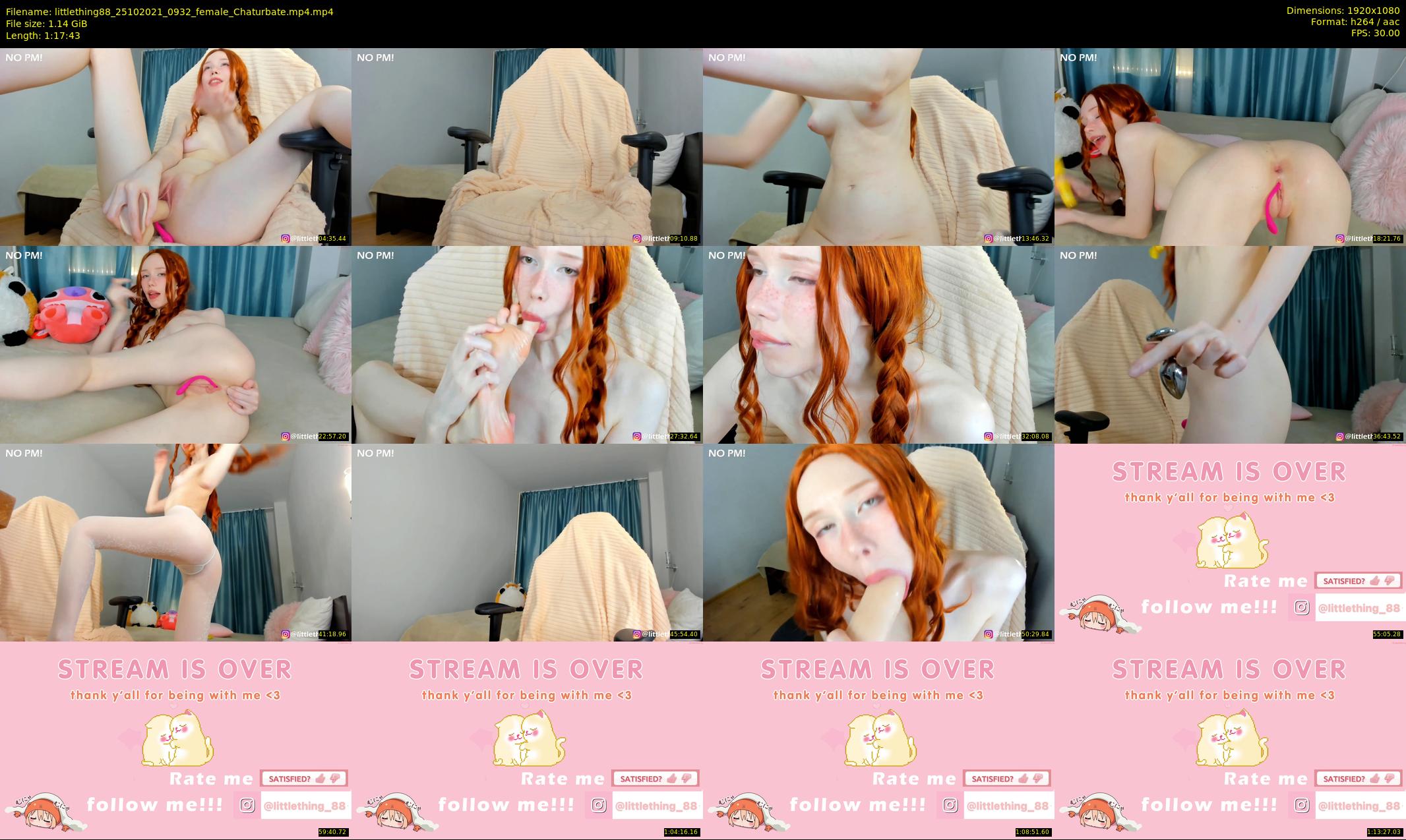 littlething88 — 78 minute Chaturbate female cam show recording, 1080p, Oct 25, 2021