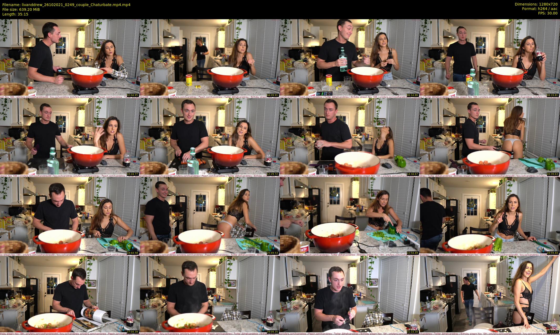 livanddrew — 36 minute Chaturbate couple cam show recording, 720p, Oct 26, 2021