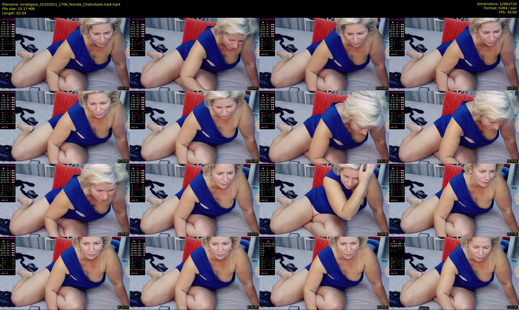 lorabigass — 3 minute Chaturbate female cam show recording, 720p, Oct 25, 2021