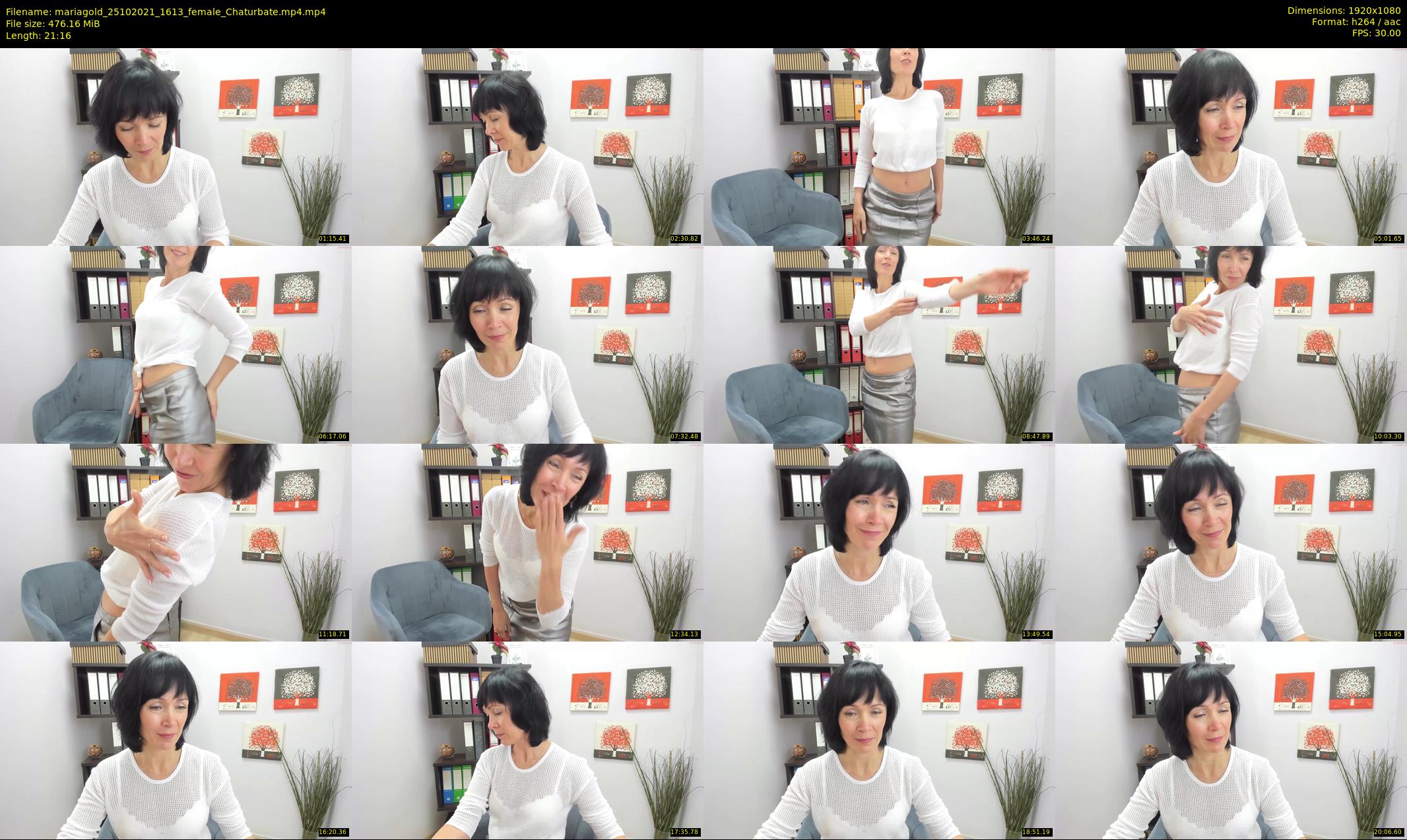 mariagold — 22 minute Chaturbate female cam show recording, 1080p, Oct 25, 2021